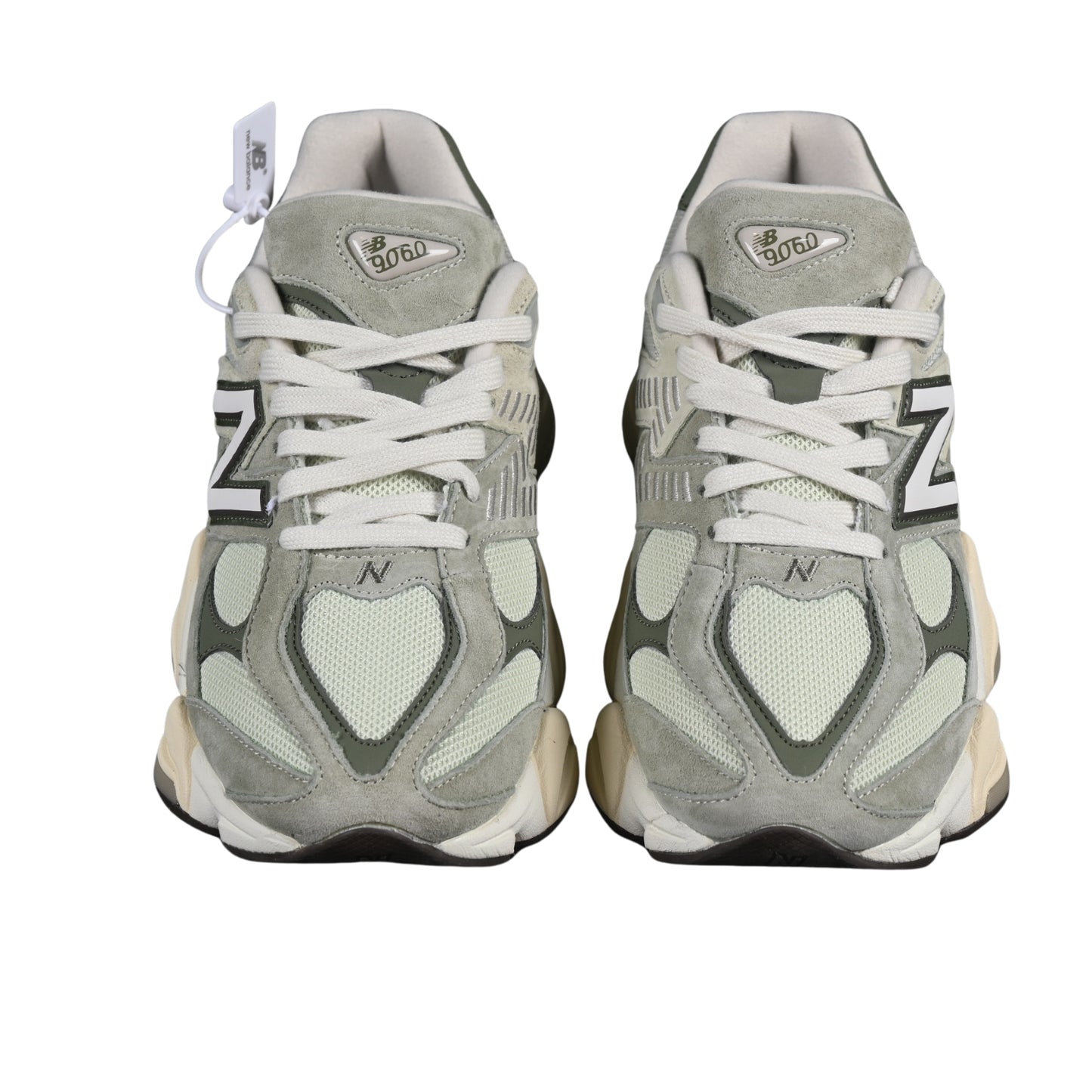 Tênis NB 9060 Camurça Cinza Claro com bege