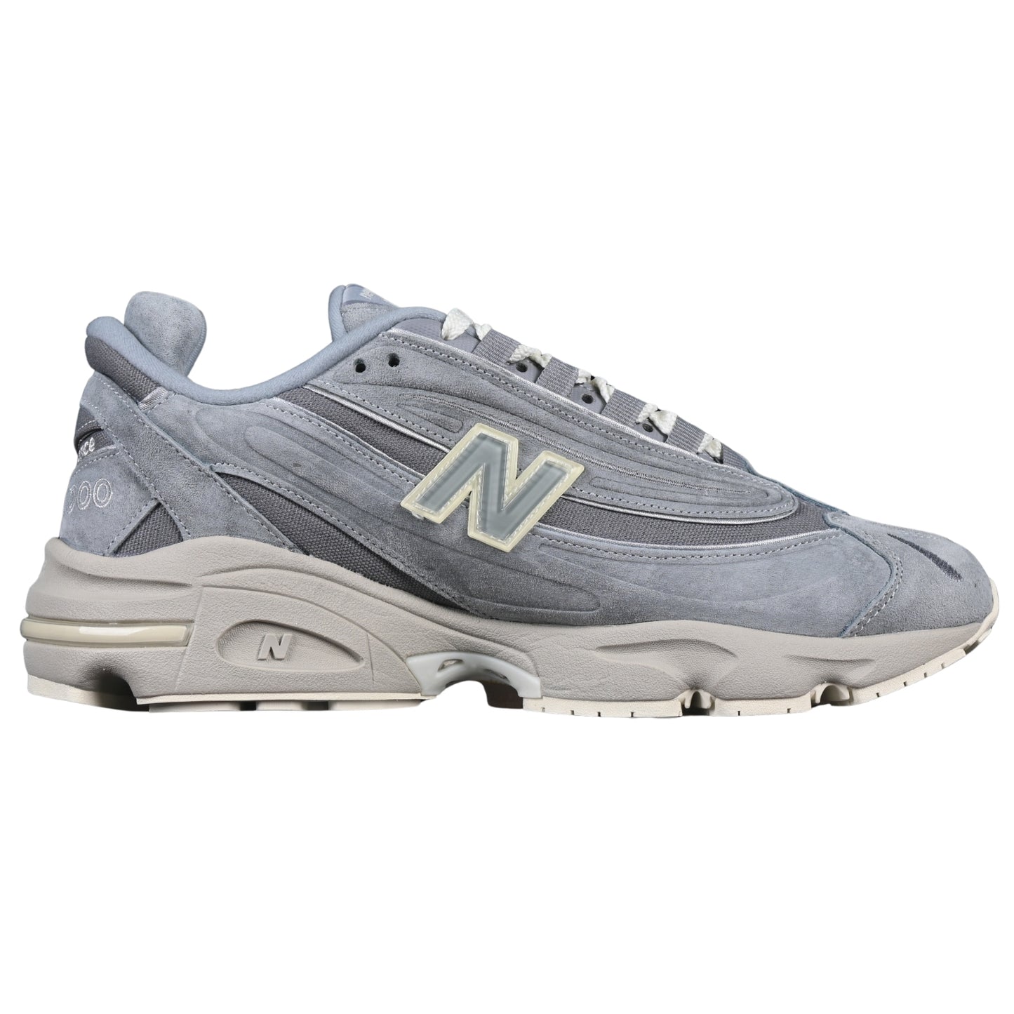 Tênis NB 1000 Camurça Azul Claro com Bege