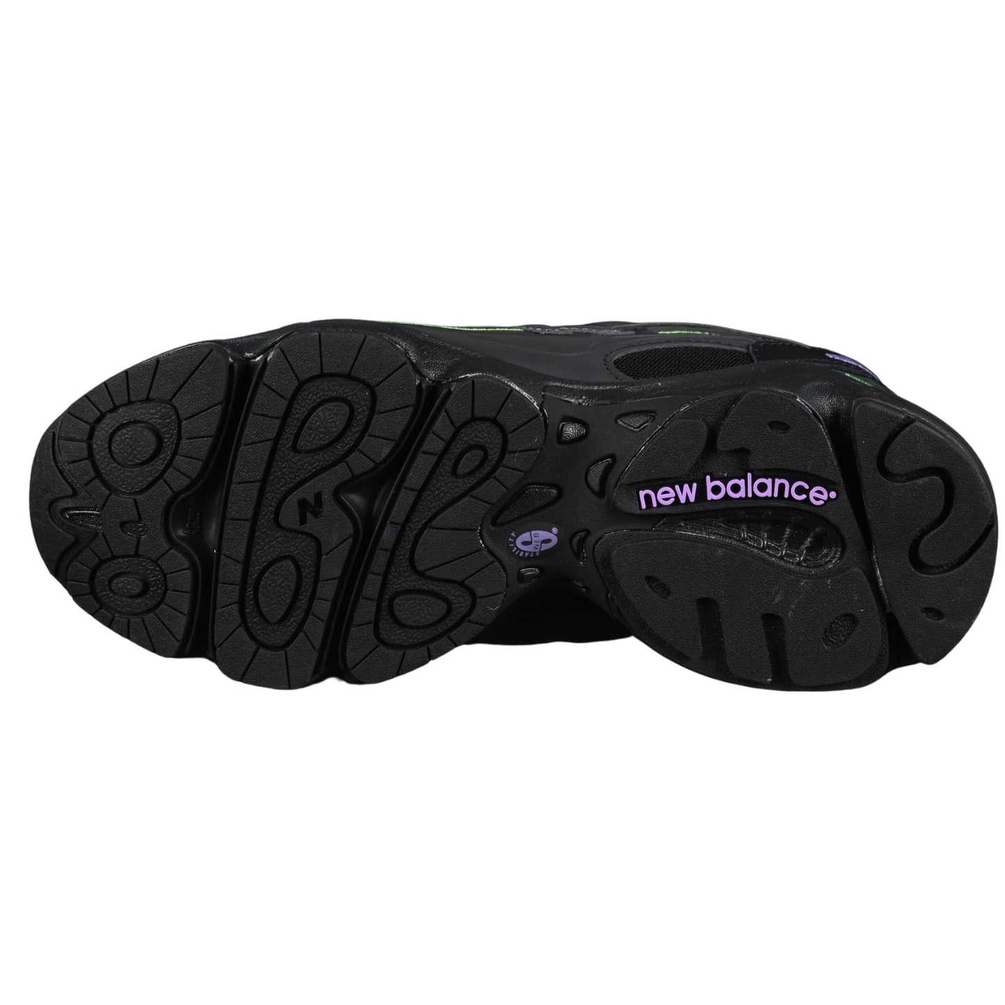 Tênis NB 1000 Preto detalhes coloridos