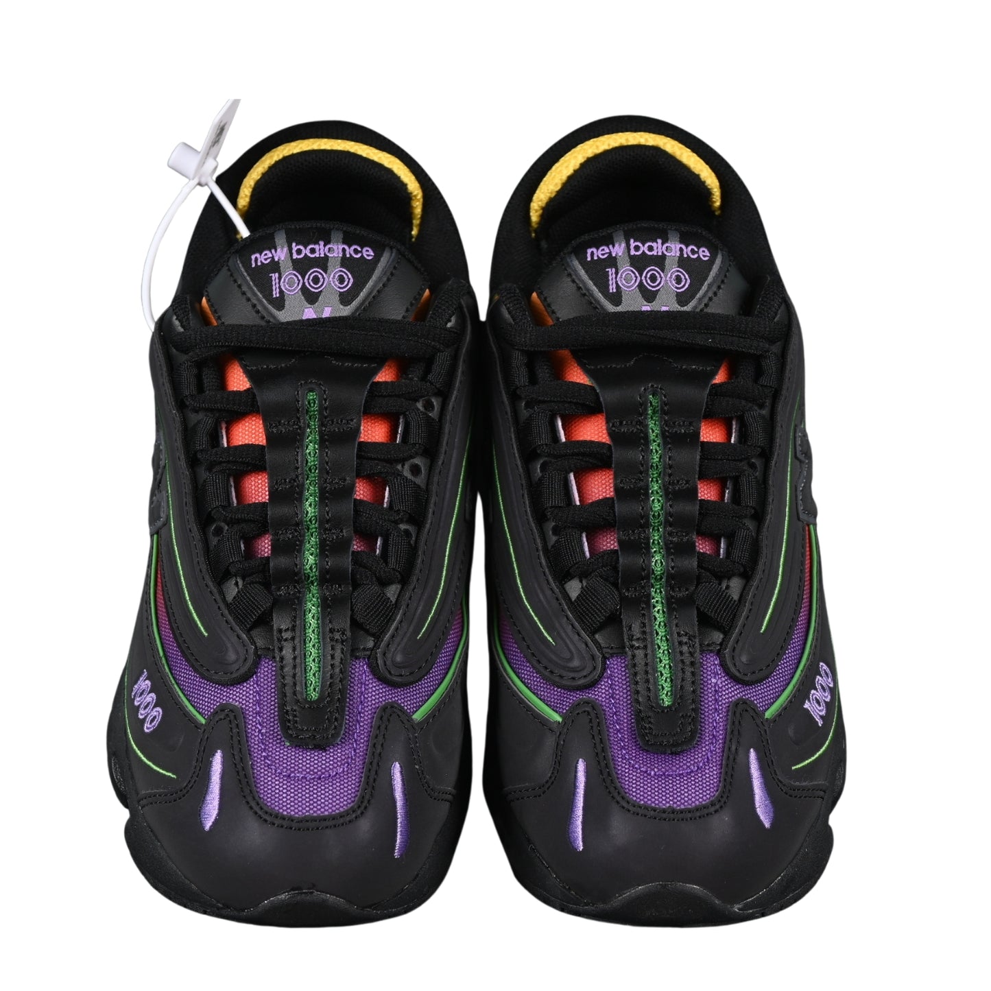 Tênis NB 1000 Preto detalhes coloridos