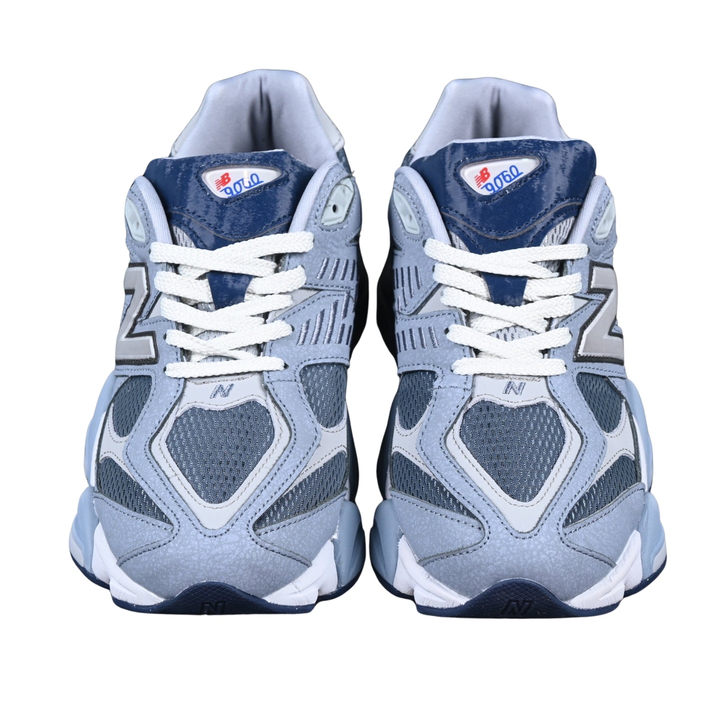 Tênis NB 9060 Azul com Azul claro e Detalhes no couro