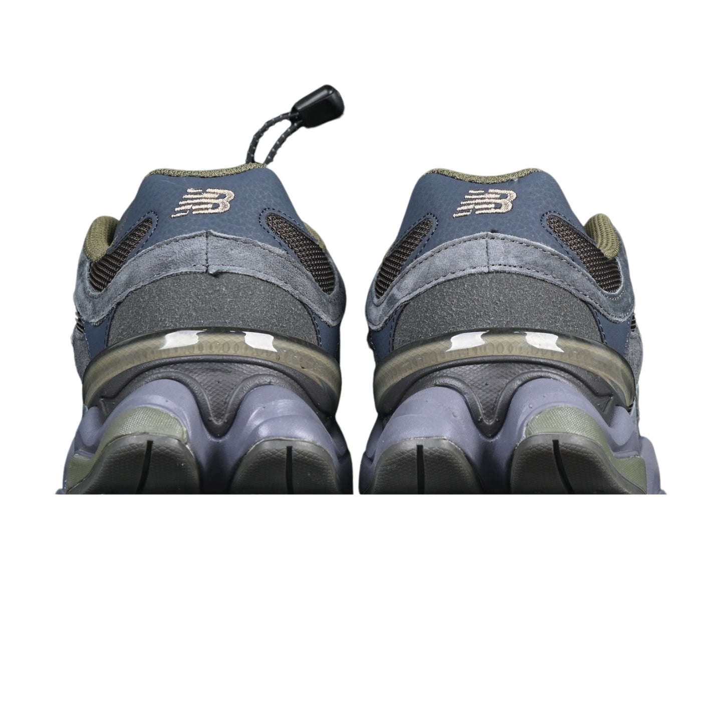 Tênis NB 9060 Camurça Azul com Verde Militar