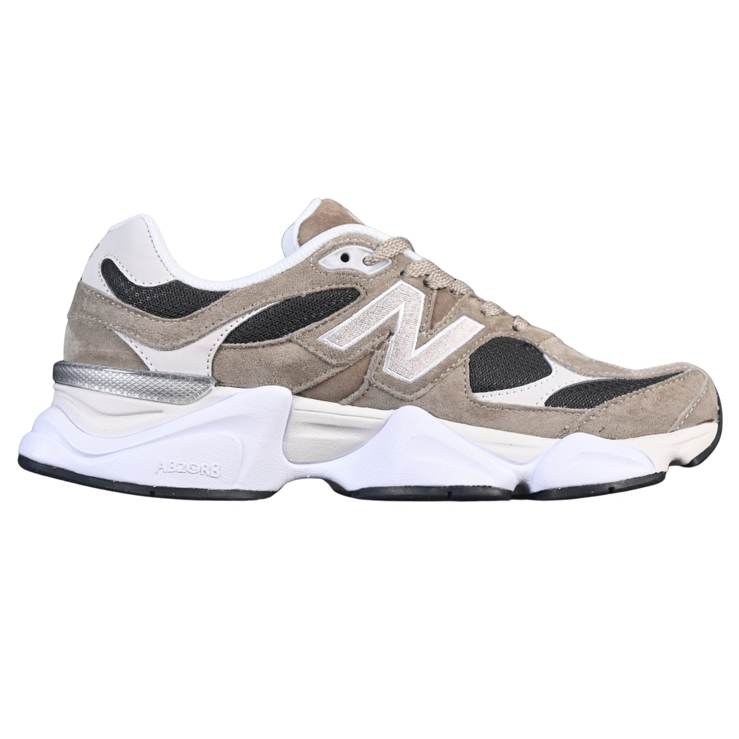 Tênis NB 9060 Camurça Marrom claro com Preto e Bege