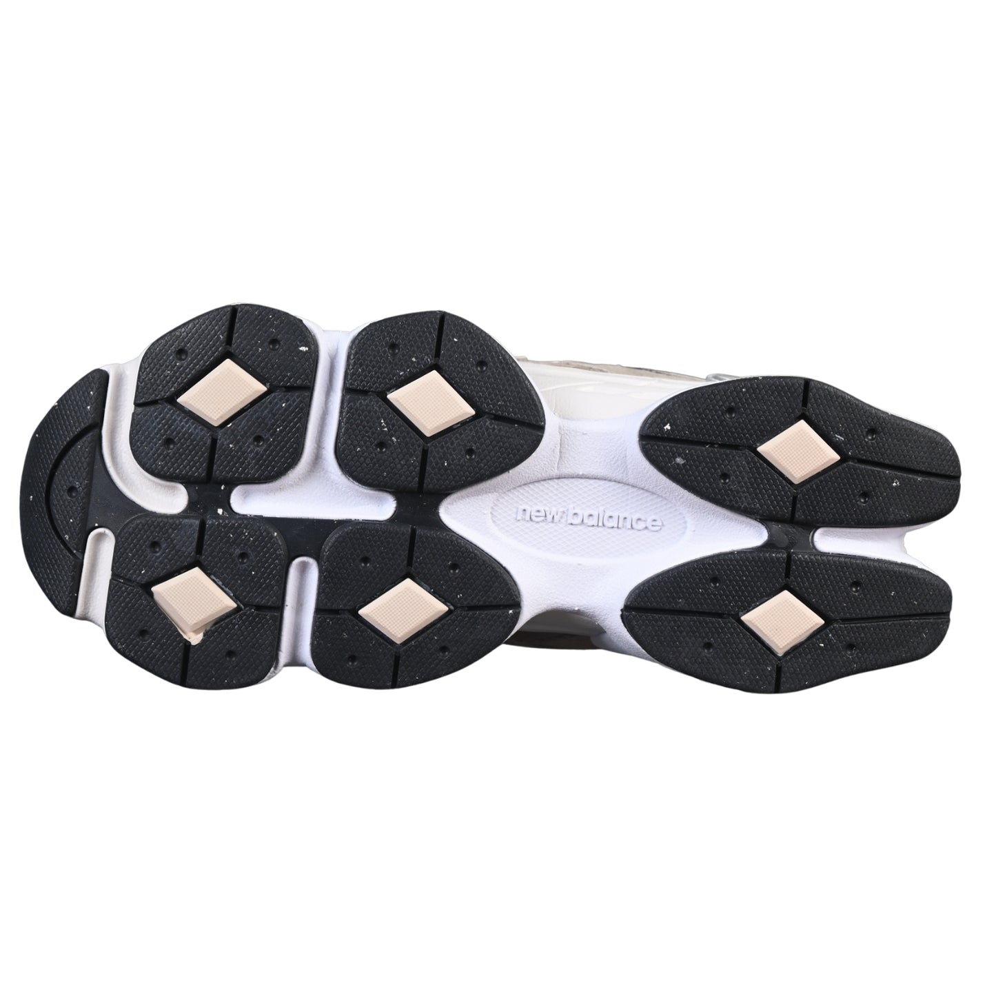 Tênis NB 9060 Camurça Marrom claro com Preto e Bege