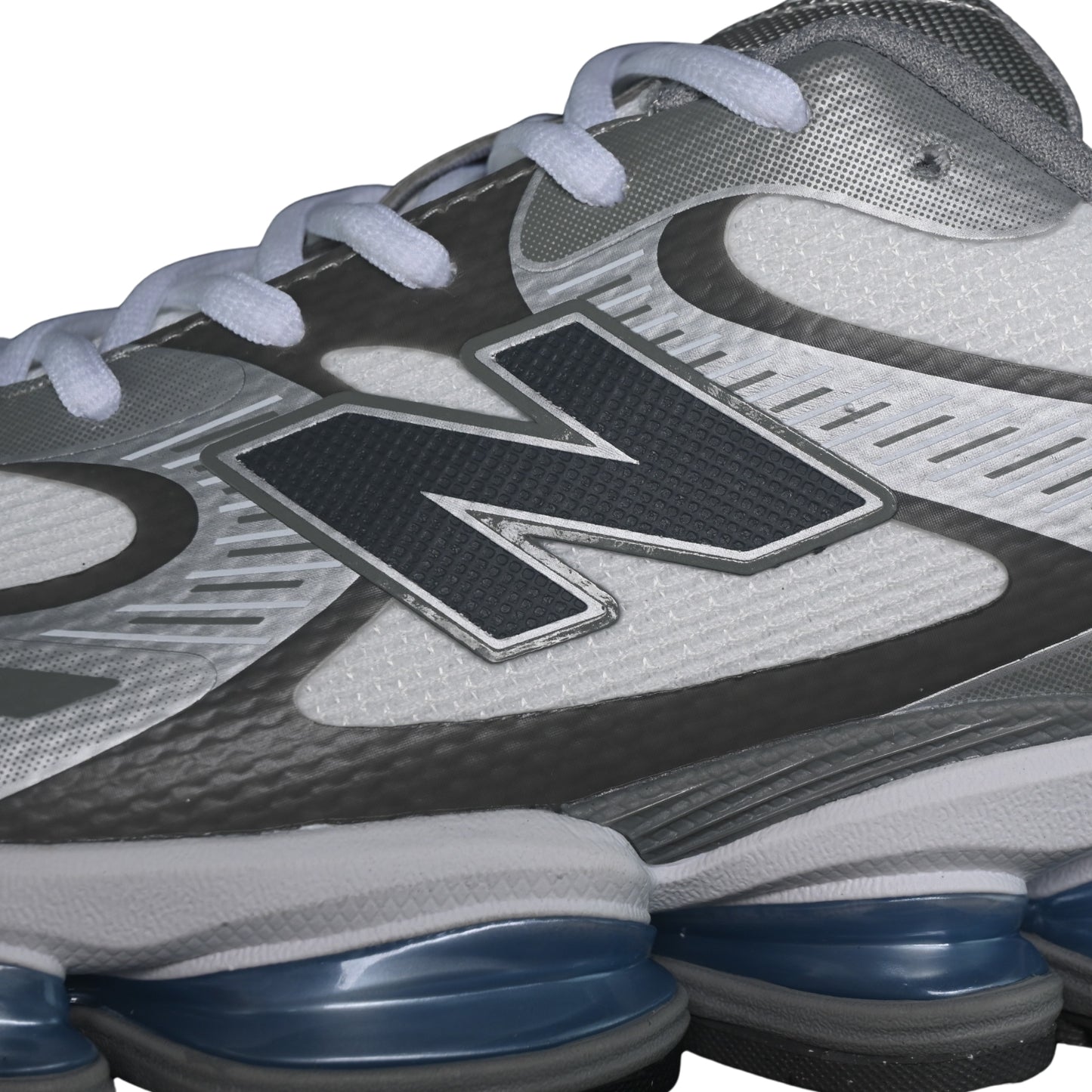 Tênis NB 2000 Branco com Cinza e Azul