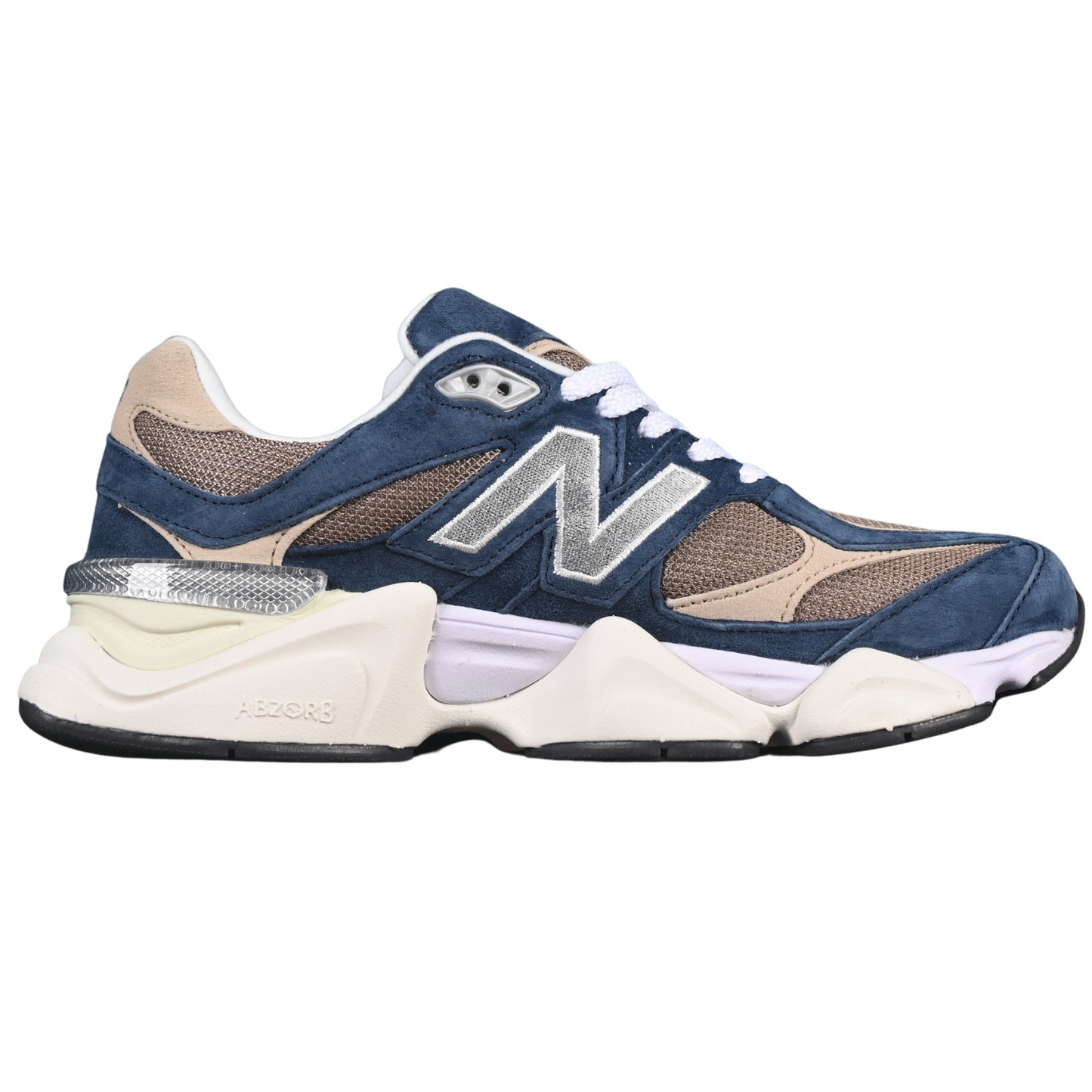 Tênis NB 9060 Camurça Azul com Marrom claro