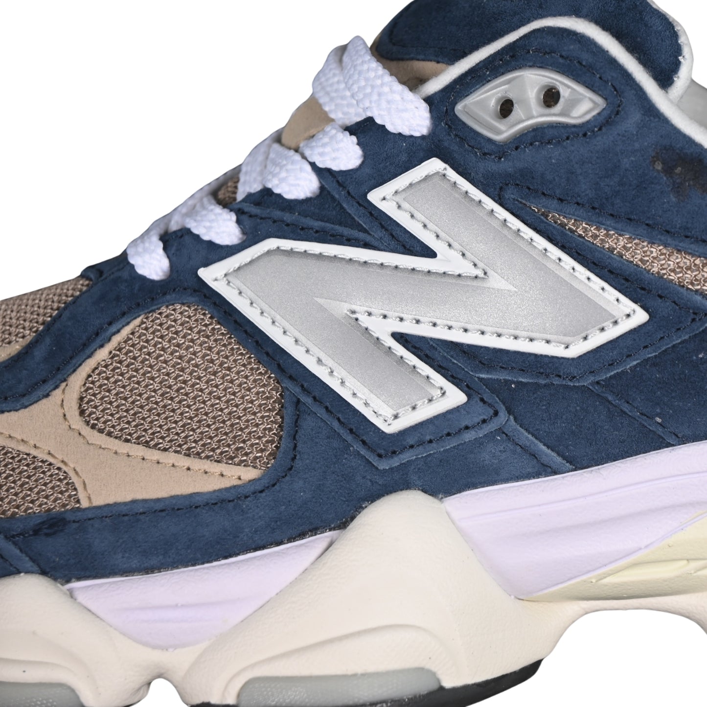 Tênis NB 9060 Camurça Azul com Marrom claro