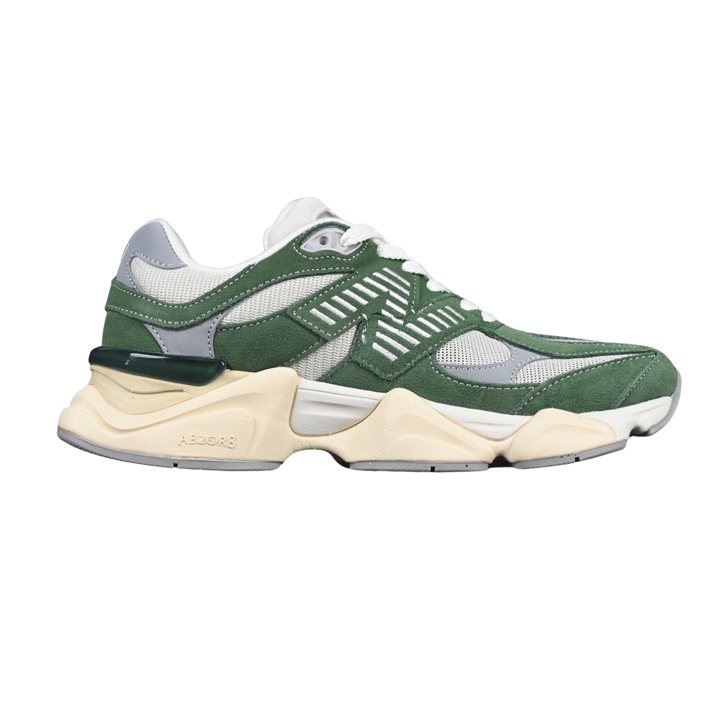 Tênis NB 9060 Camurça Verde com cinza e Off White