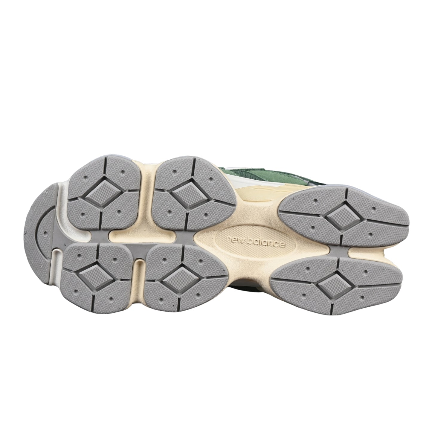 Tênis NB 9060 Camurça Verde com cinza e Off White