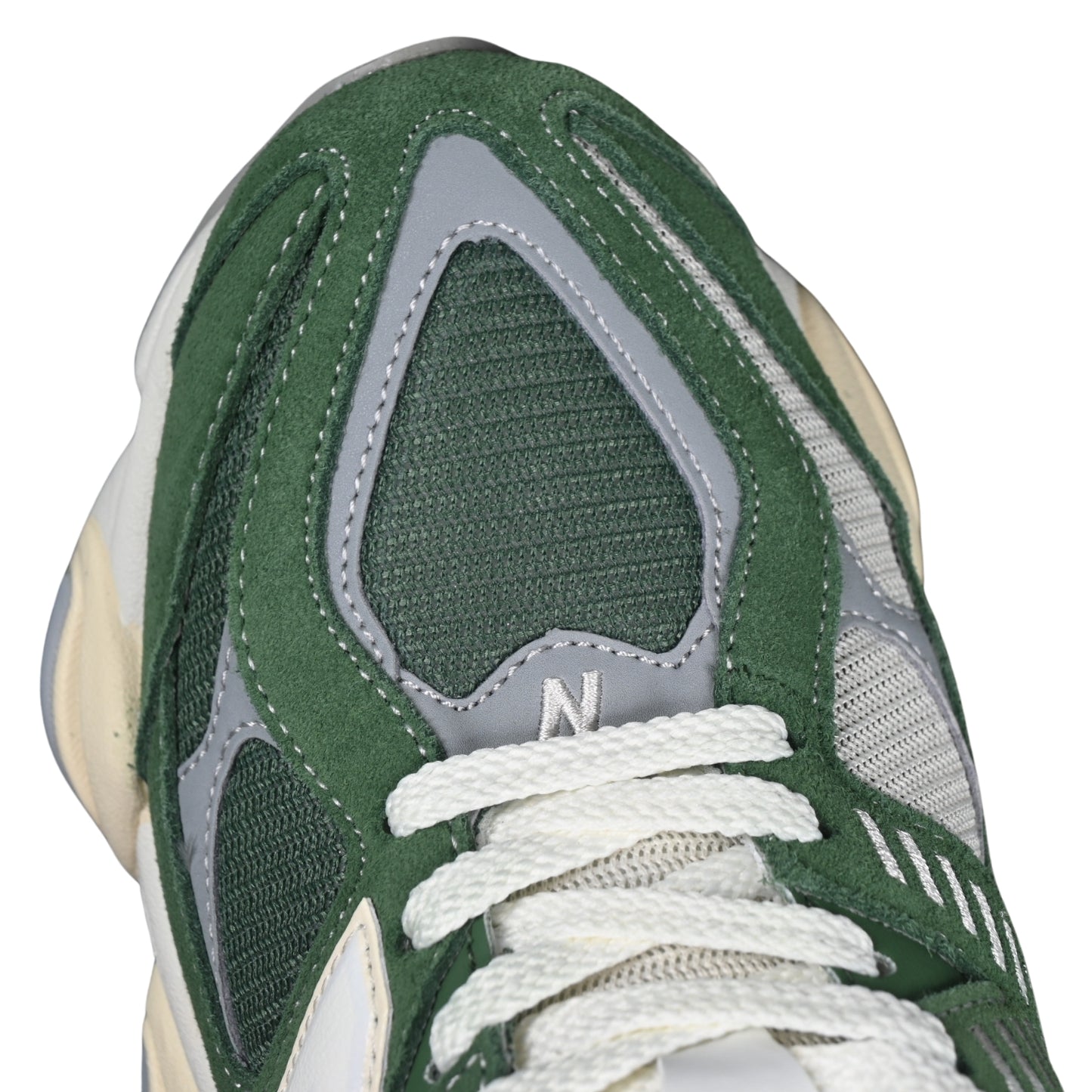 Tênis NB 9060 Camurça Verde com cinza e Off White