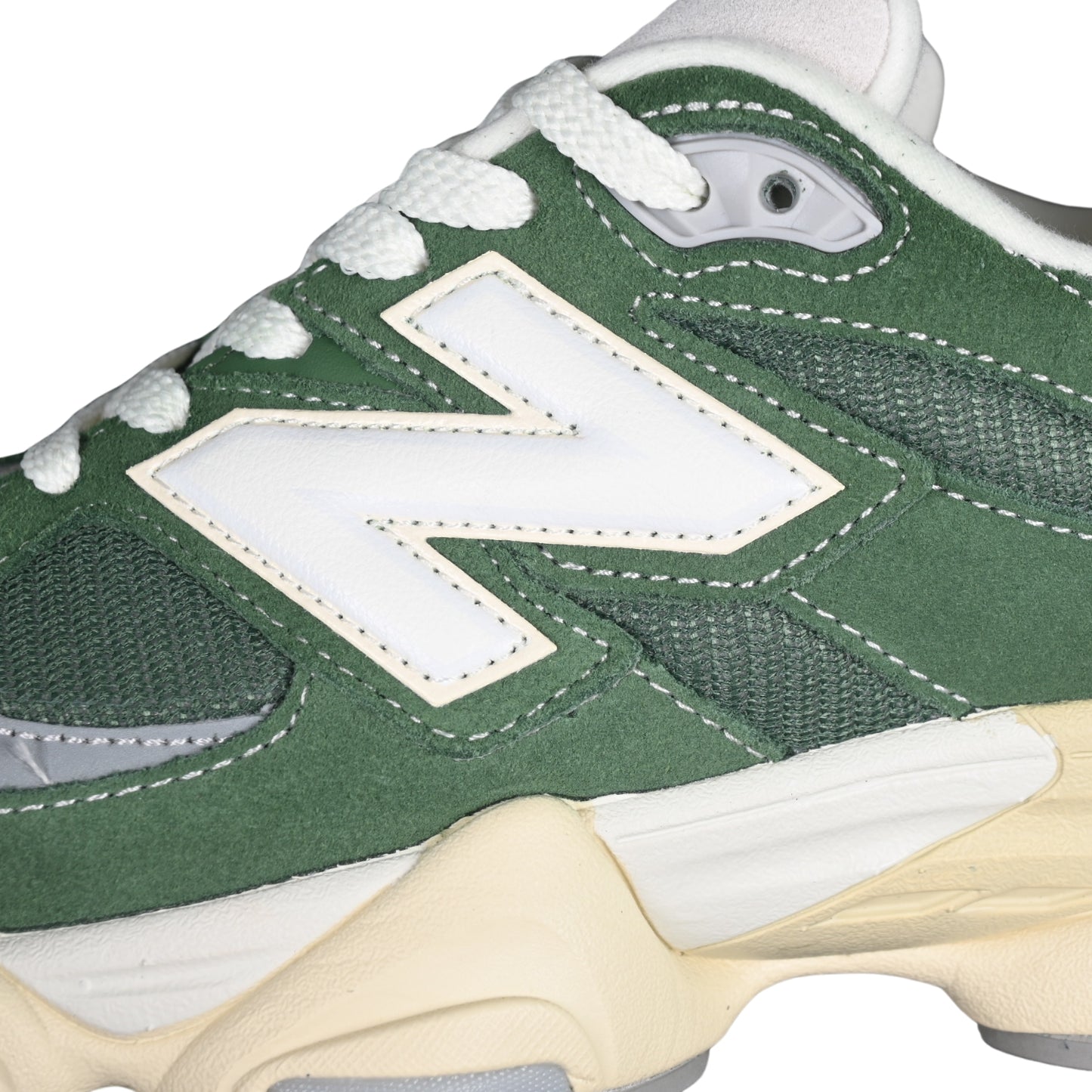 Tênis NB 9060 Camurça Verde com cinza e Off White