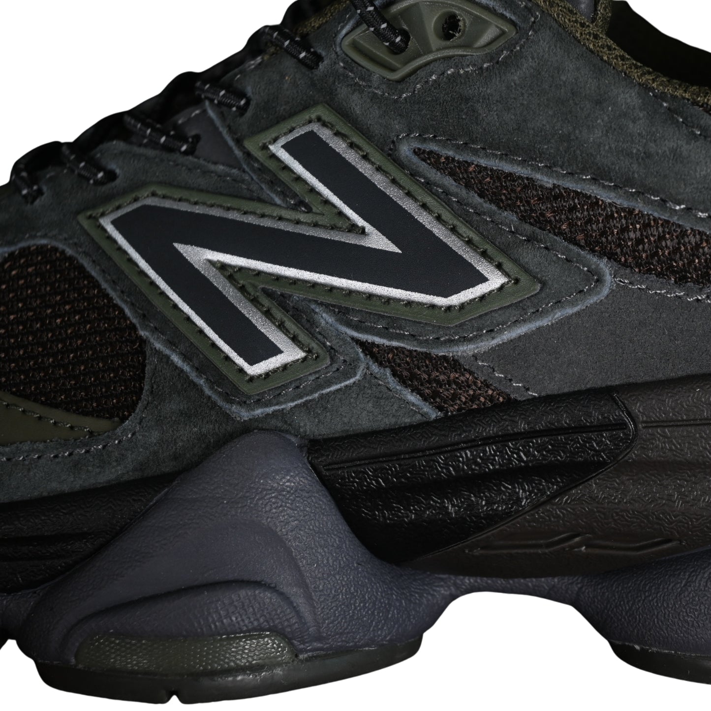 Tênis NB 9060 Camurça Azul escuro com Verde militar