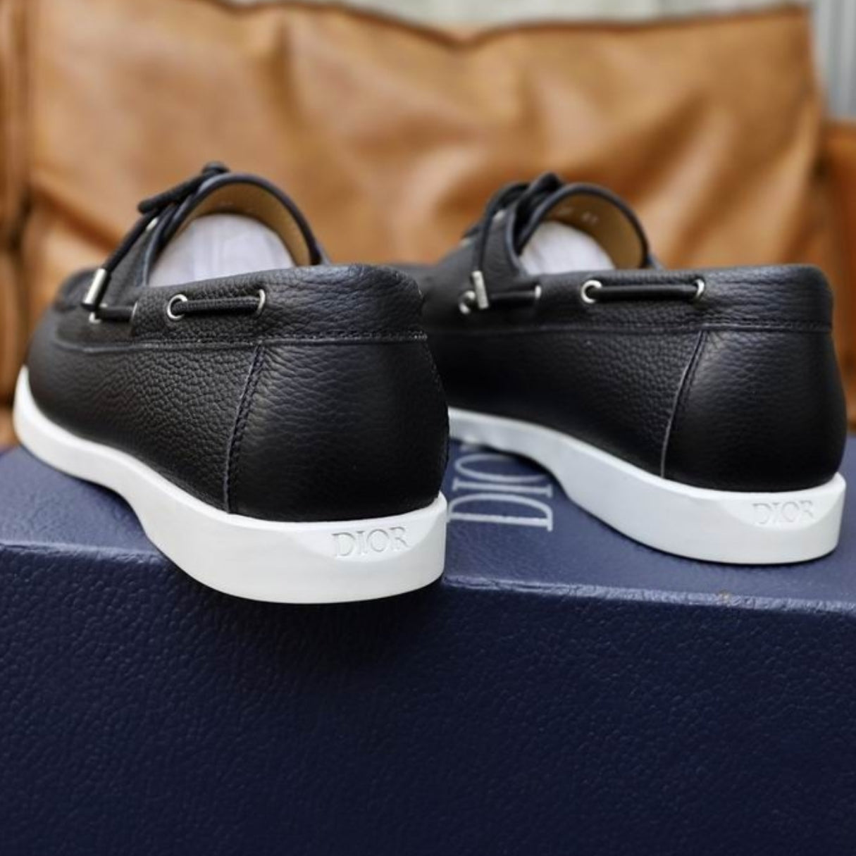 Mocassim Dio Couro Preto