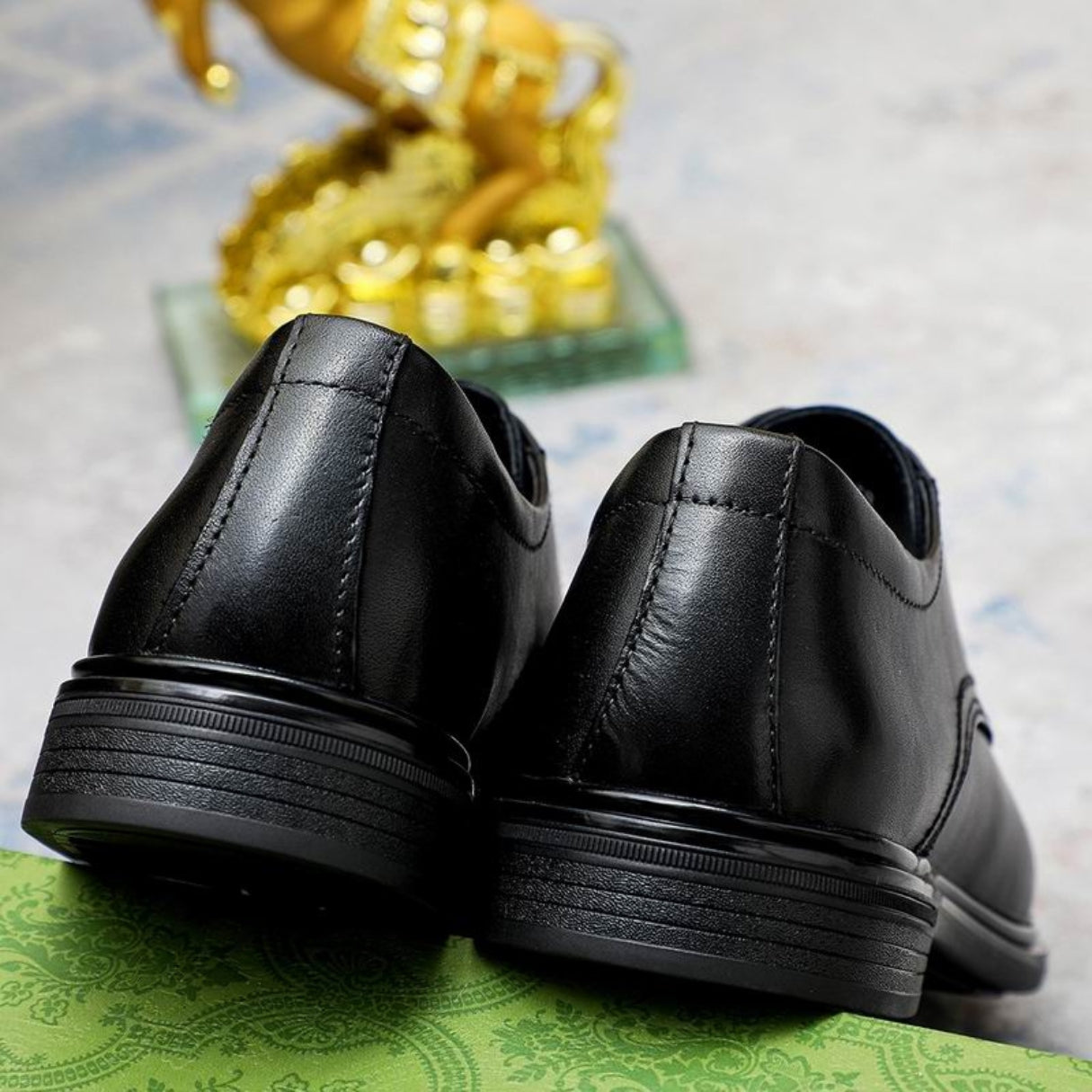 Sapato GG Social Couro Preto Modern
