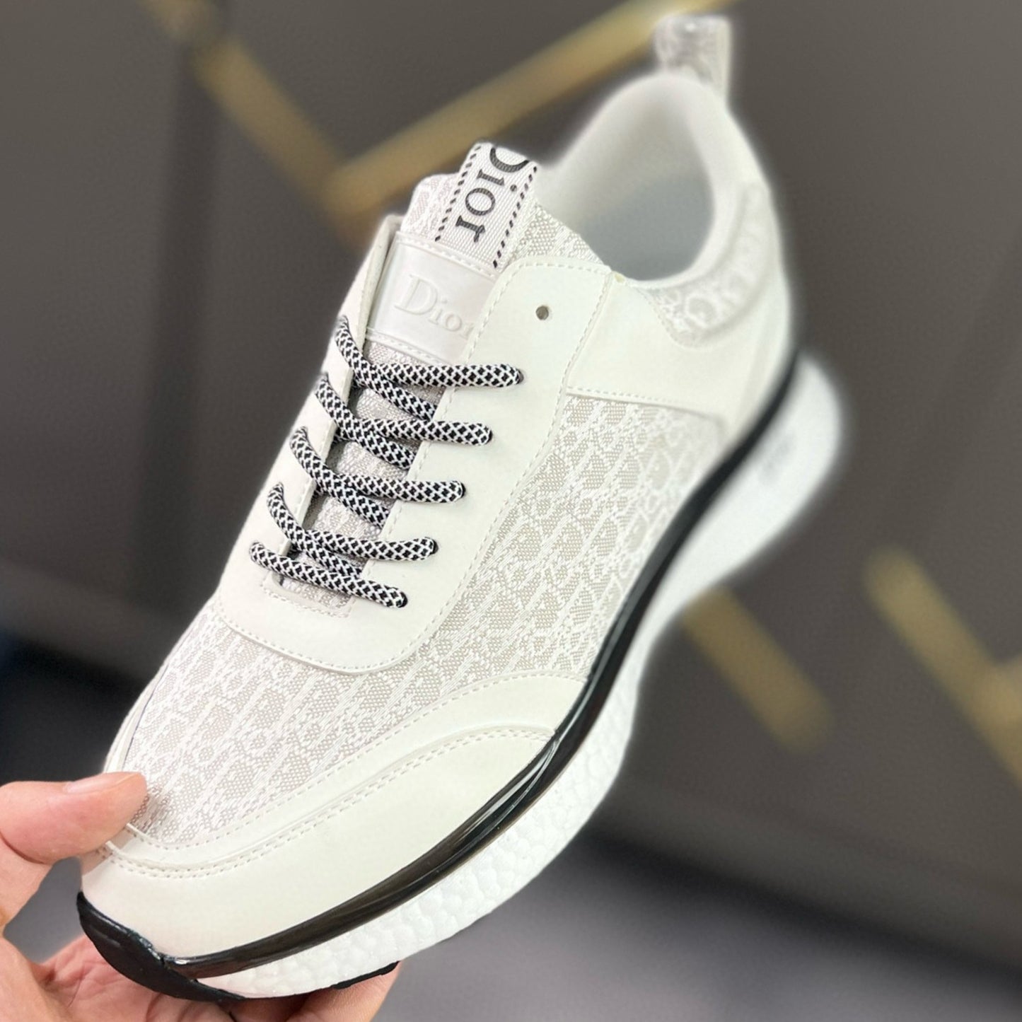 Tênis Dio Casual Branco com branco Canvas