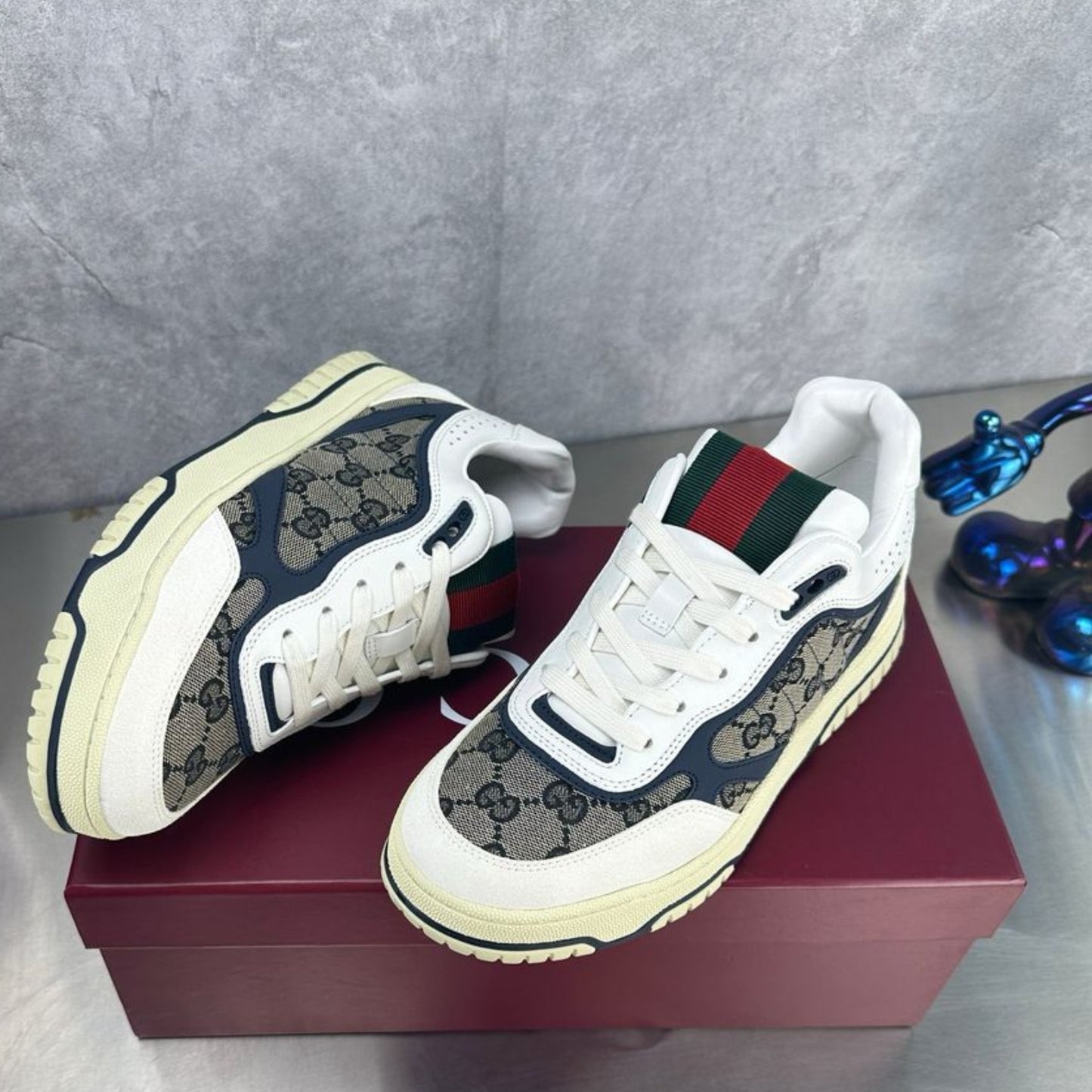 Tenis GG Re-Web Azul