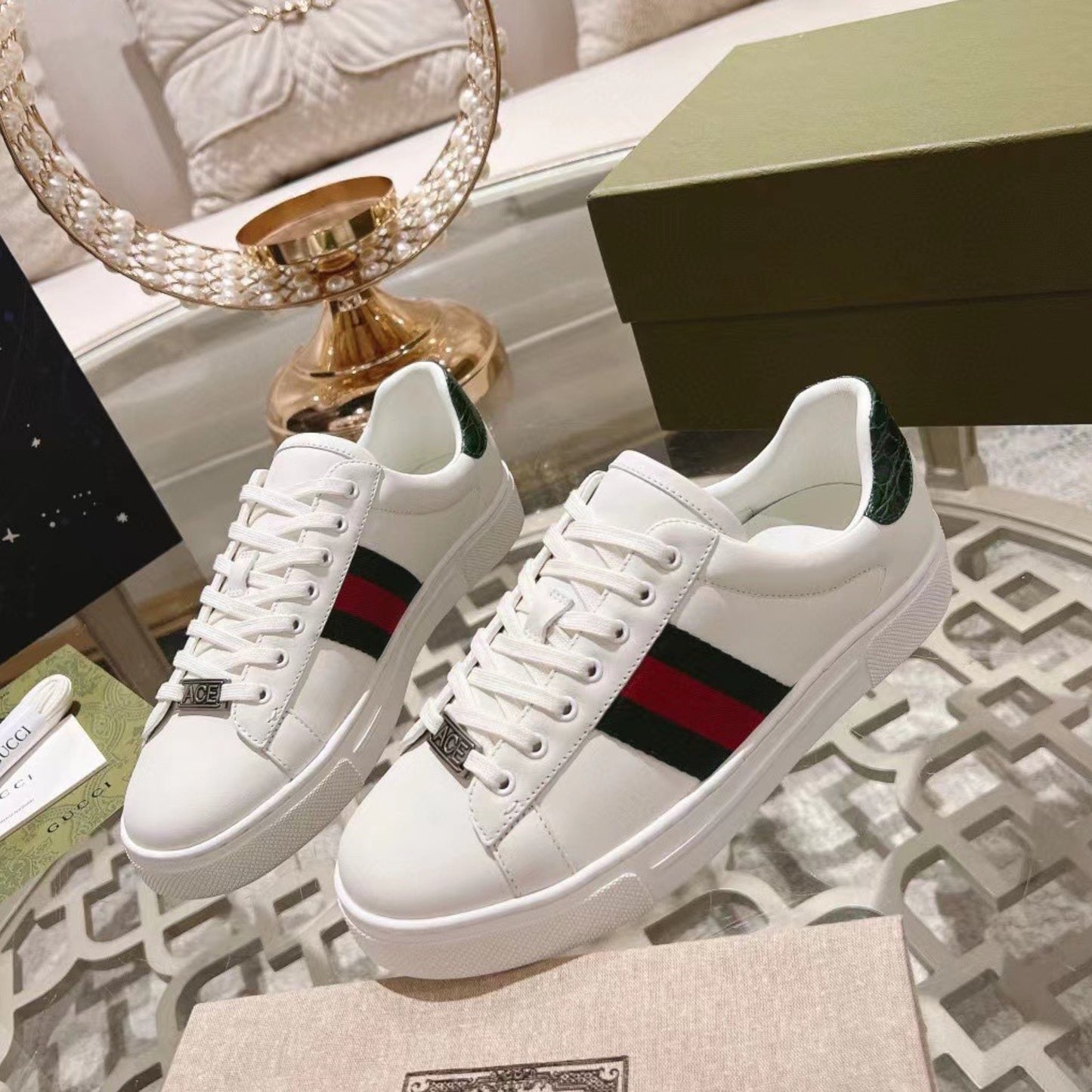 Tenis GG Ace Branco