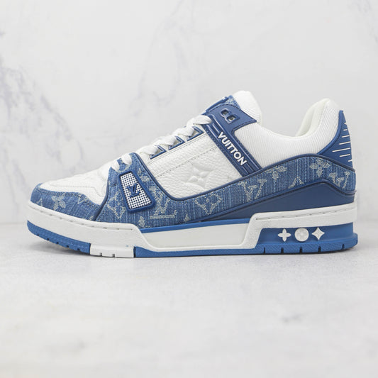 Sneaker LV Trainer Azul