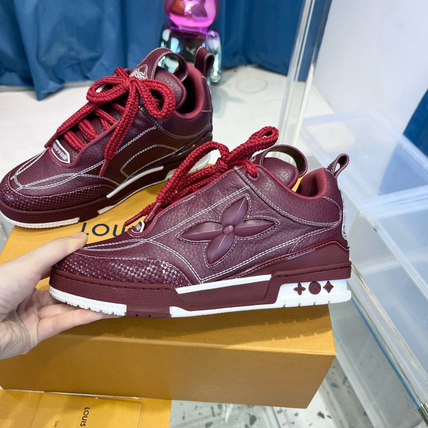 Tenis Lv Skate Vinho