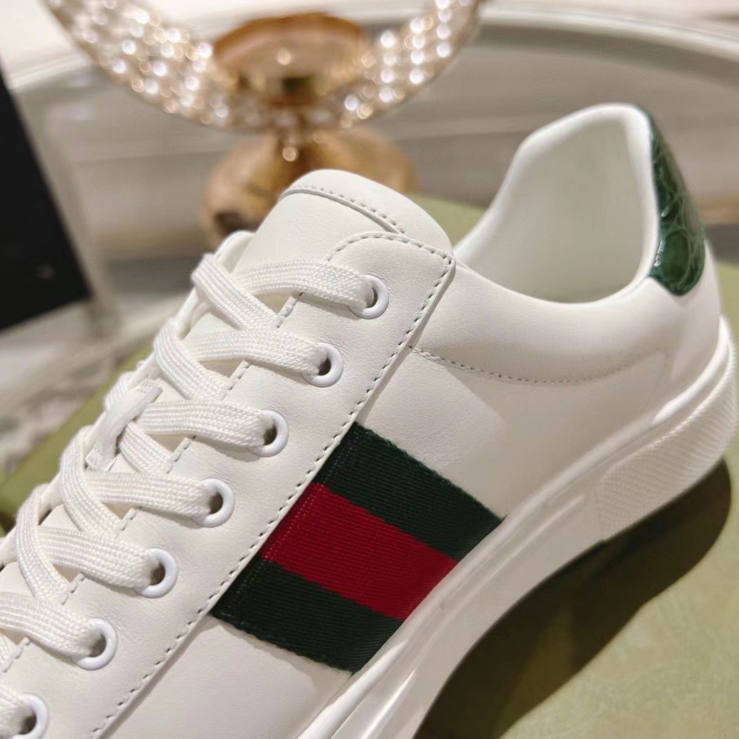Tenis GG Ace Branco