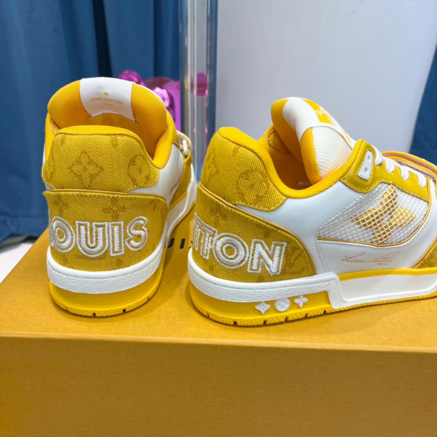 Tênis Lv Trainer Amarelo