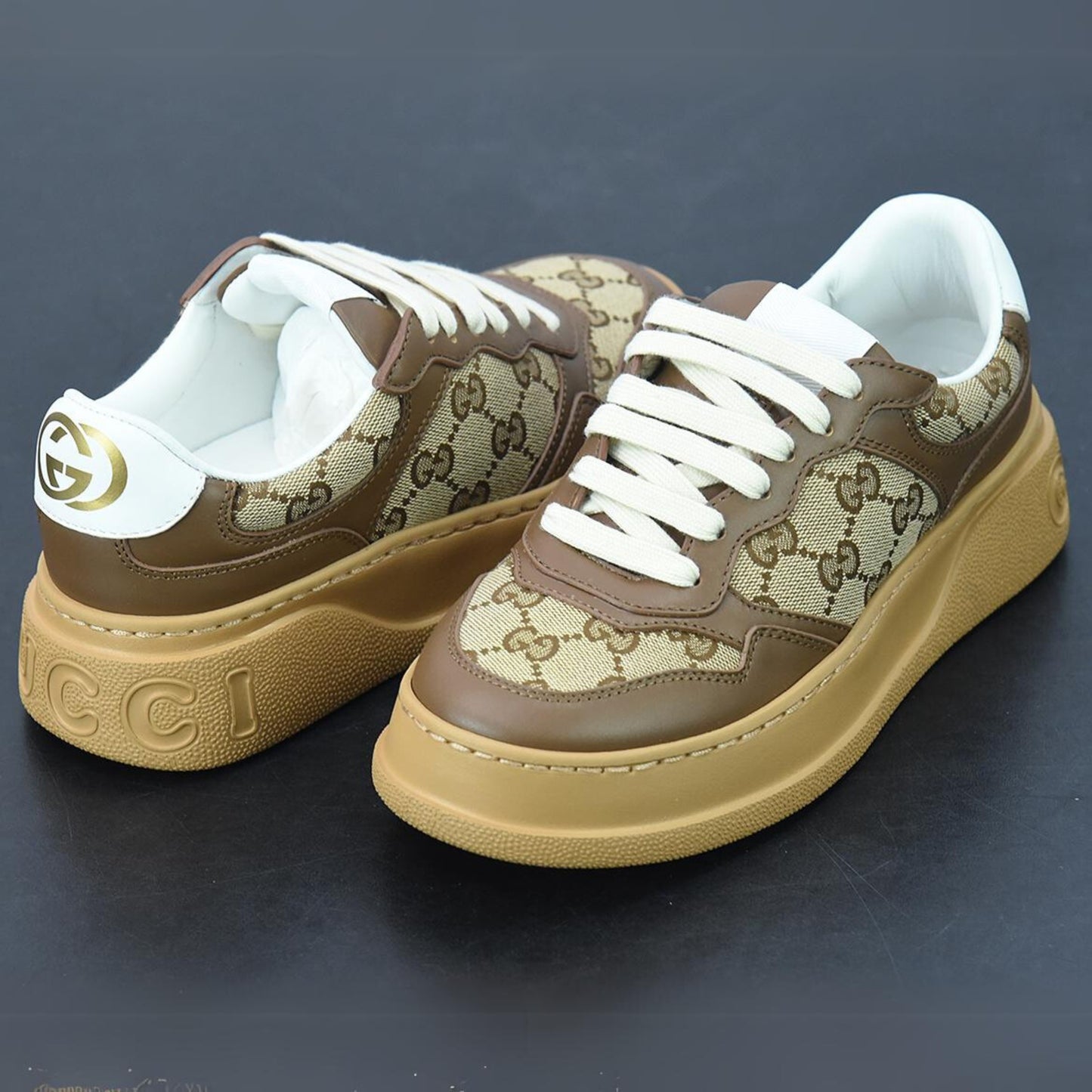 Tenis GG Supreme Marrom