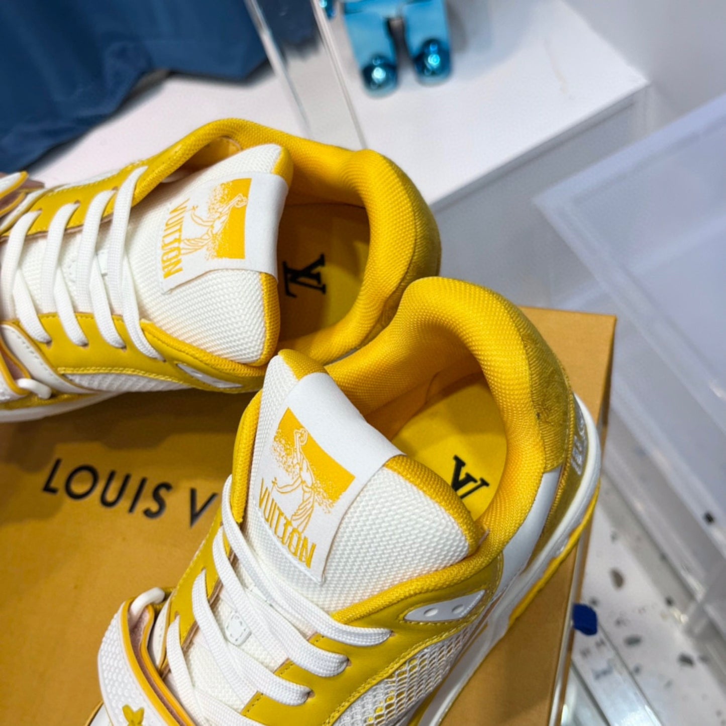 Tênis Lv Trainer Amarelo
