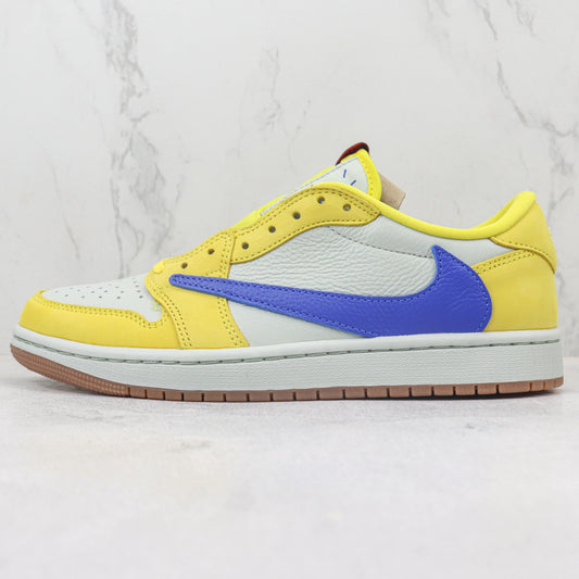 Tênis Travis Scott x AJ1 Low OG Canary