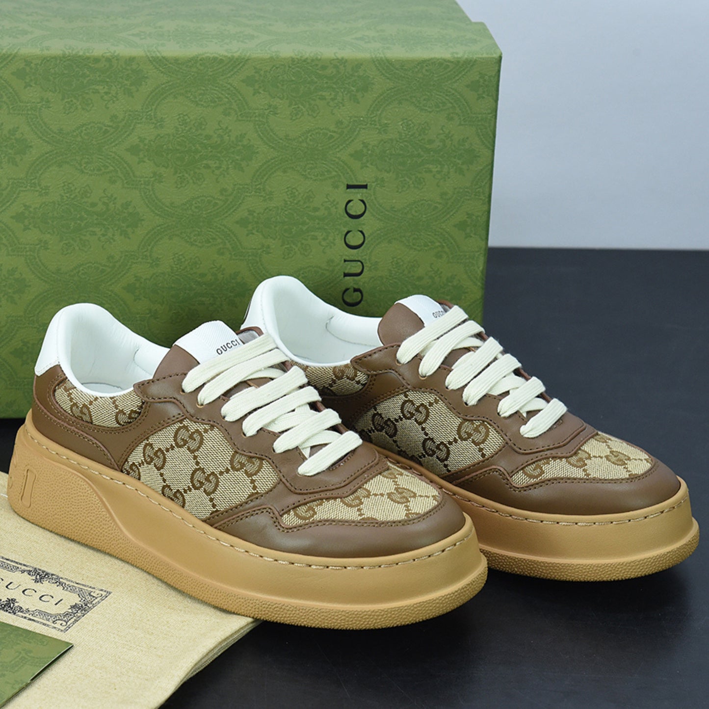 Tenis GG Supreme Marrom