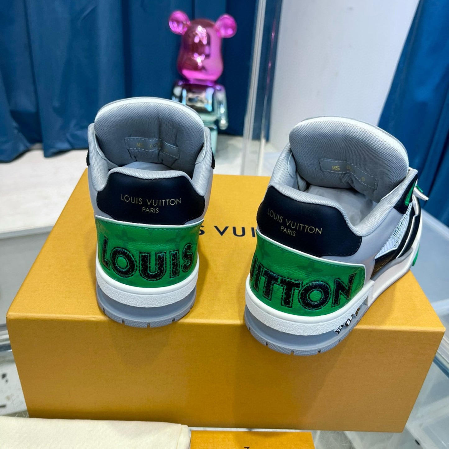 Tênis Lv Trainer Verde com Preto
