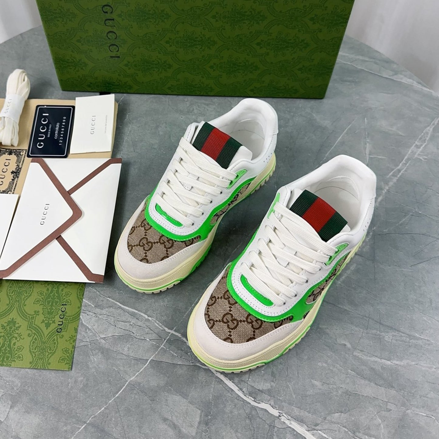 Tenis GG Re-Web Verde