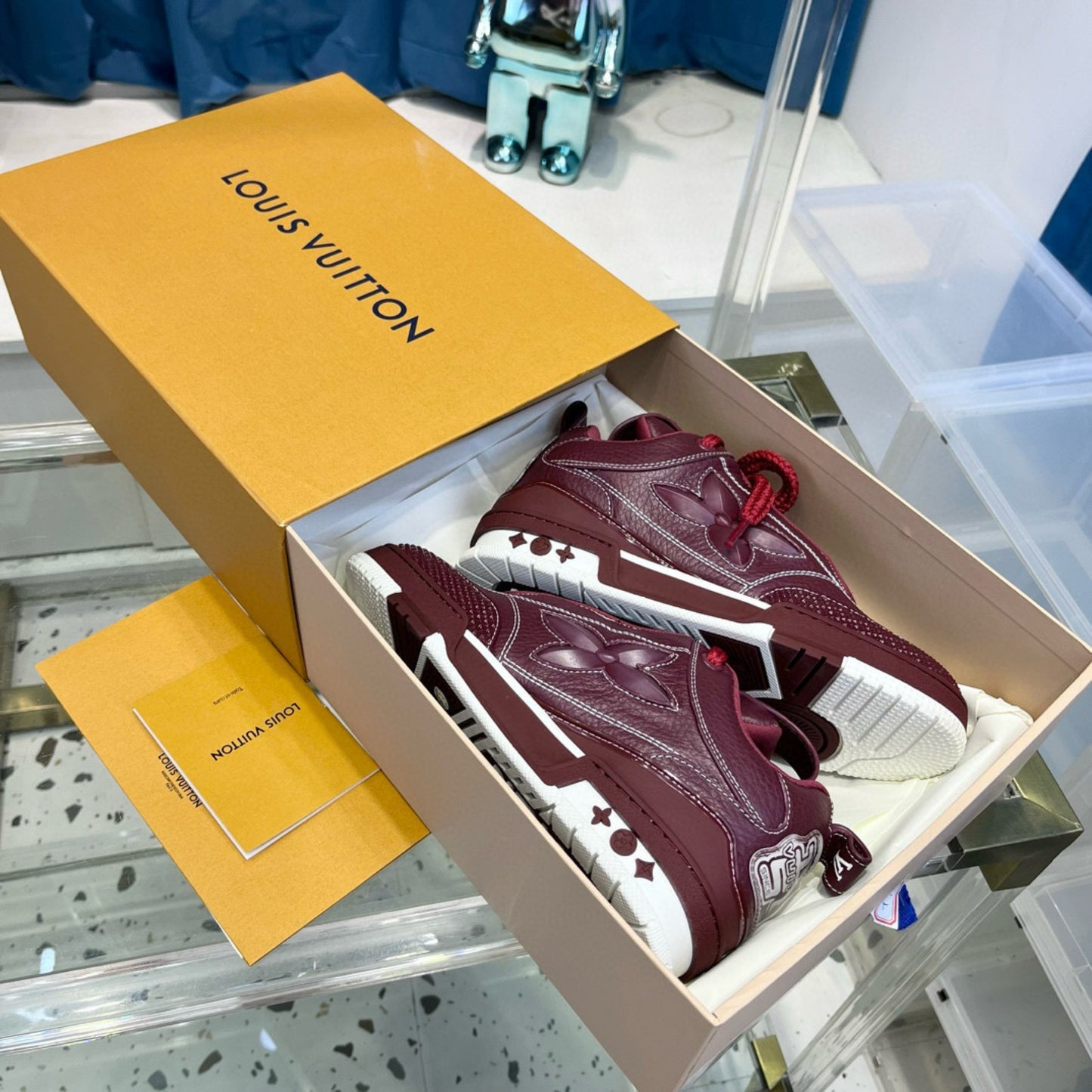 Tenis Lv Skate Vinho
