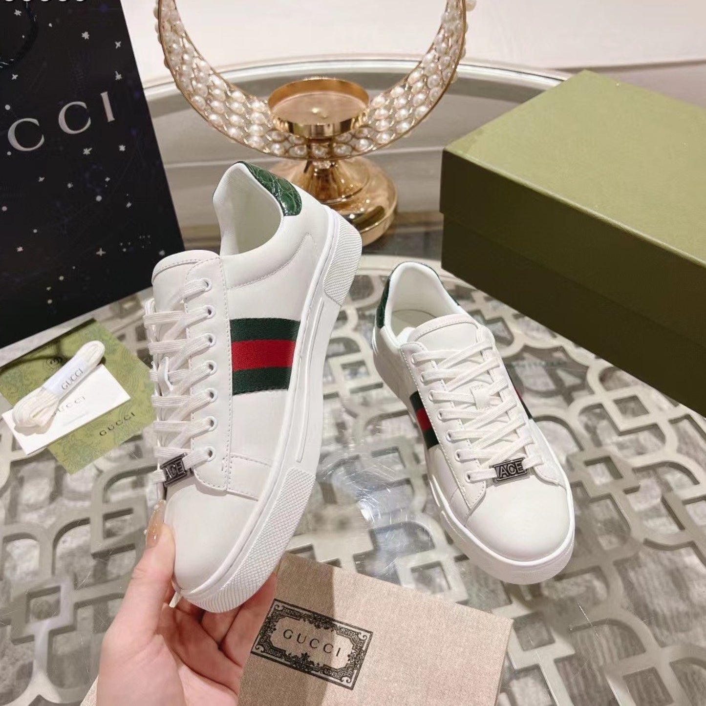 Tenis GG Ace Branco