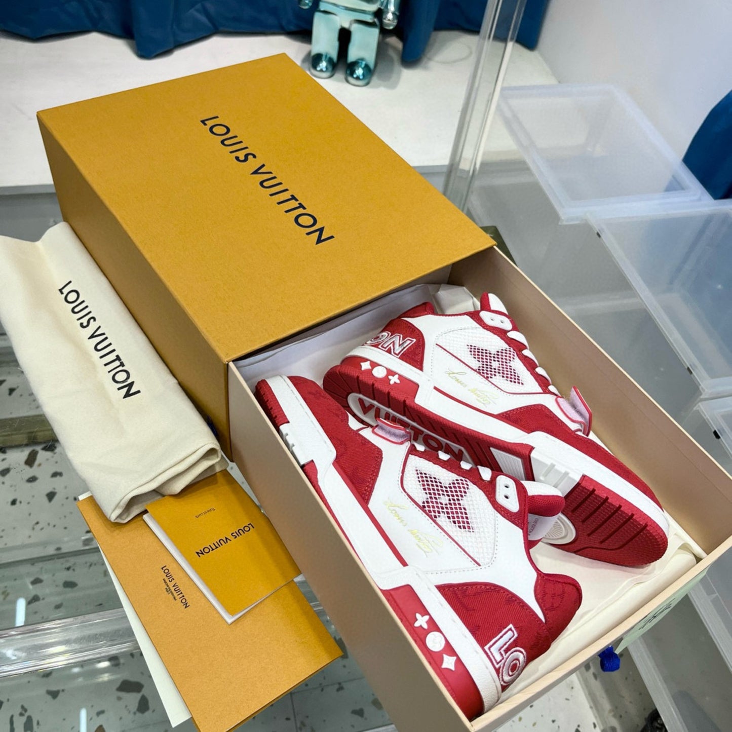 Tênis LV Trainer Vermelho