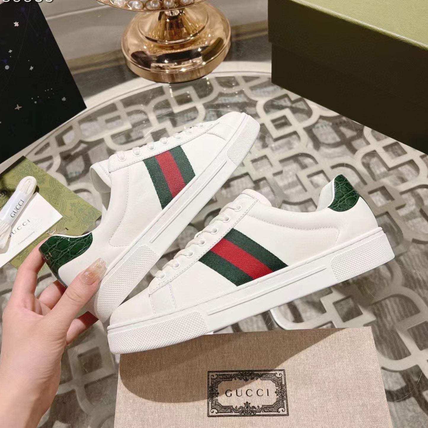 Tenis GG Ace Branco