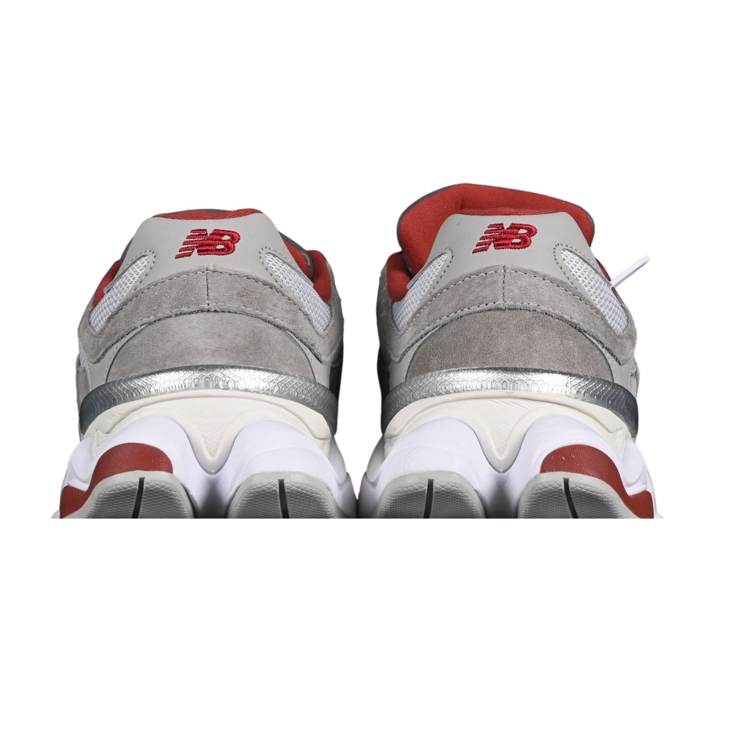 Tênis NB 9060 Boston College Cinza com Branco e vermelho