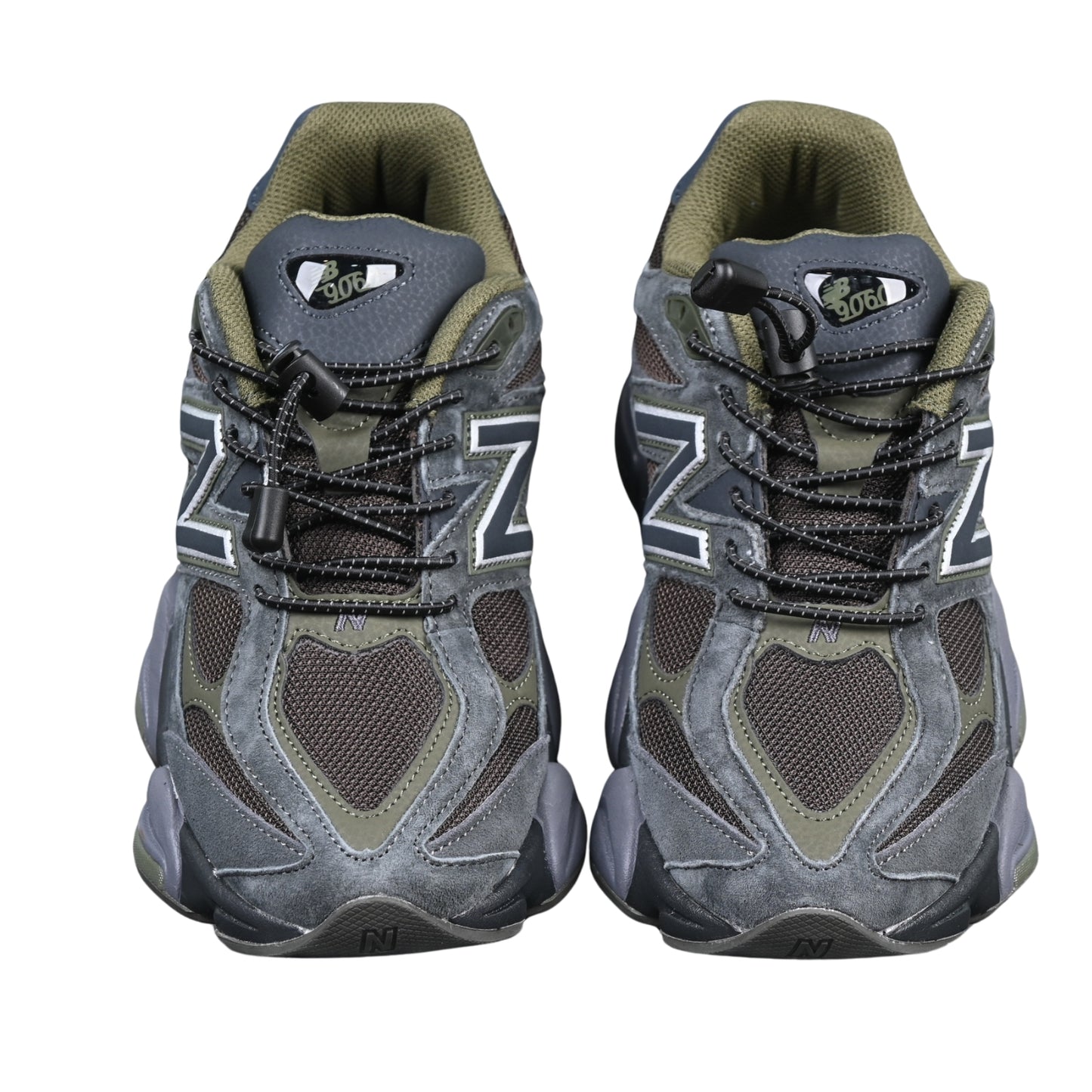 Tênis NB 9060 Camurça Azul com Verde Militar