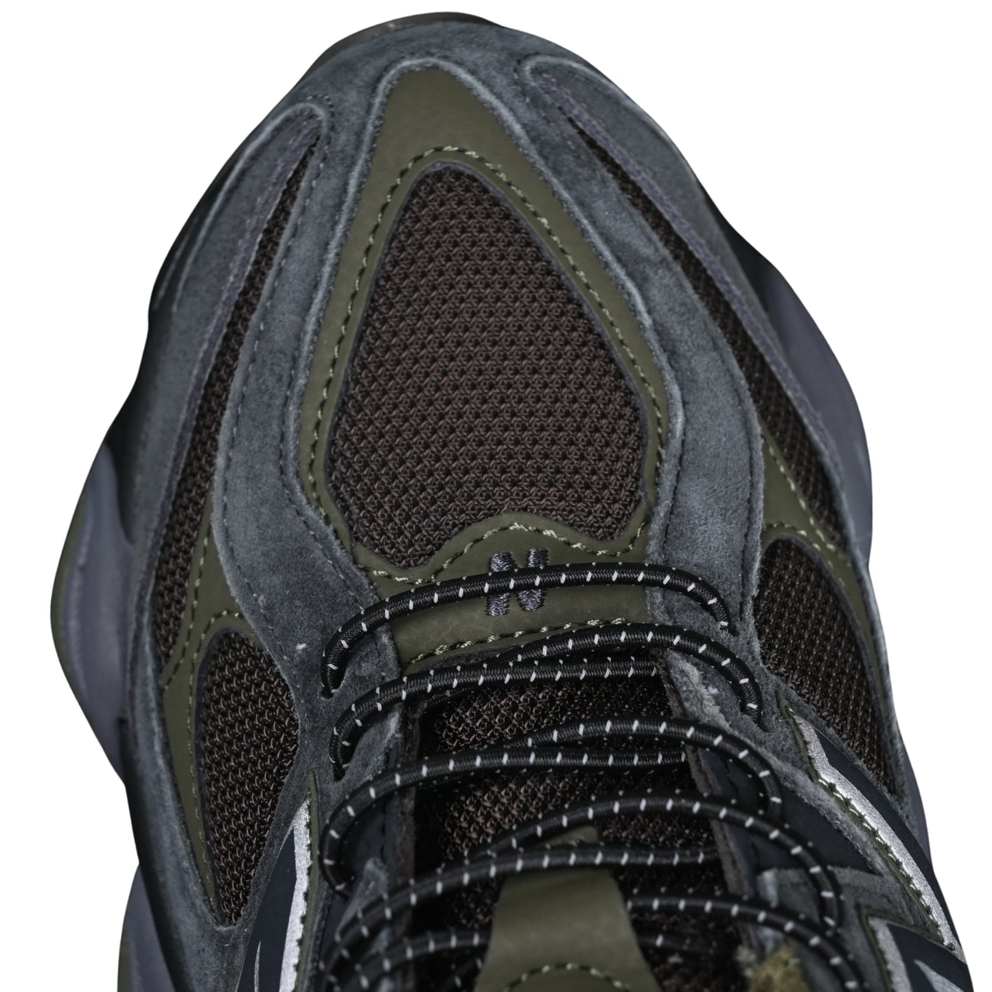 Tênis NB 9060 Camurça Azul com Verde Militar