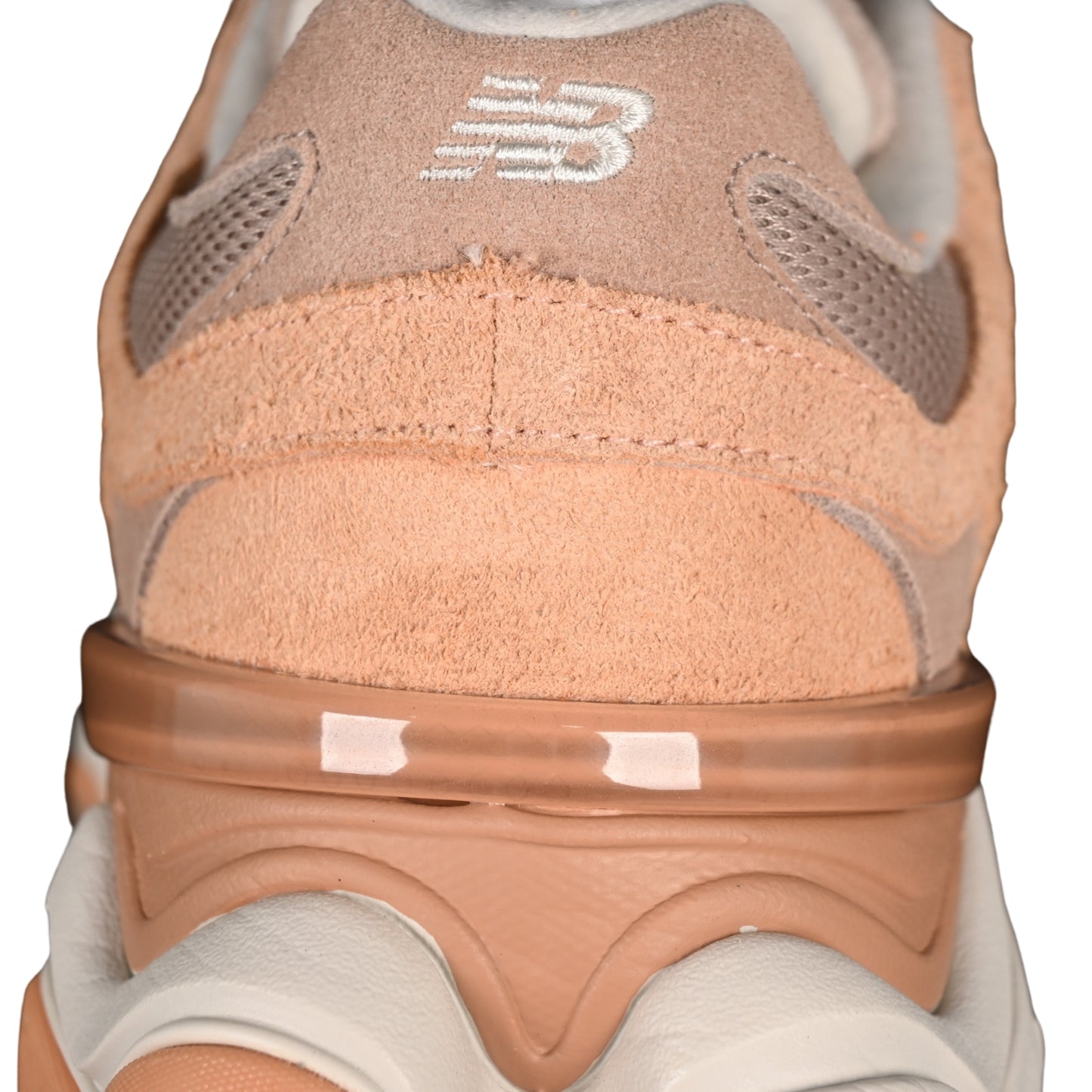 Tênis NB 9060 Camurça Laranja com Marrom claro e Cinza