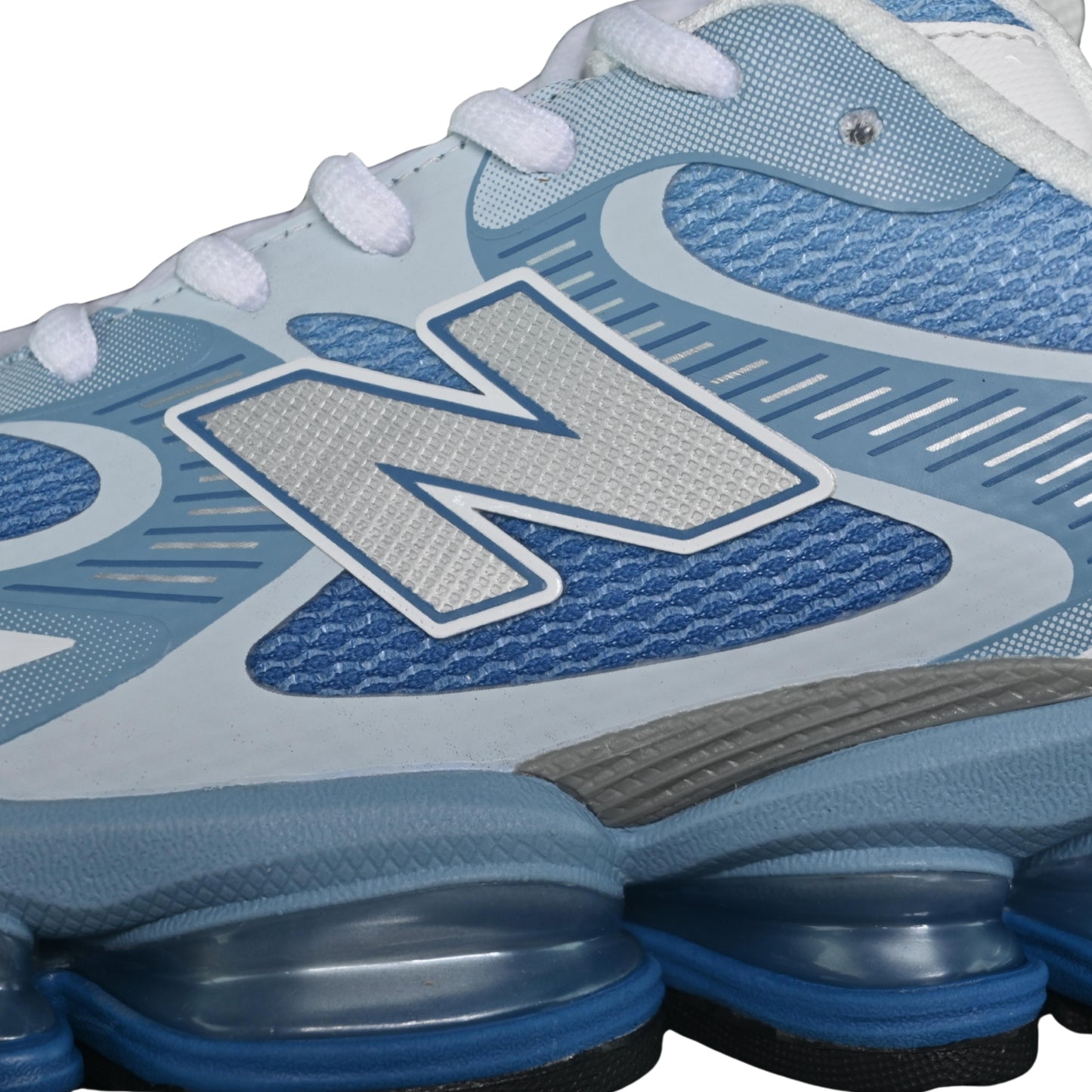 Tênis NB 2000 Azul Claro com Branco