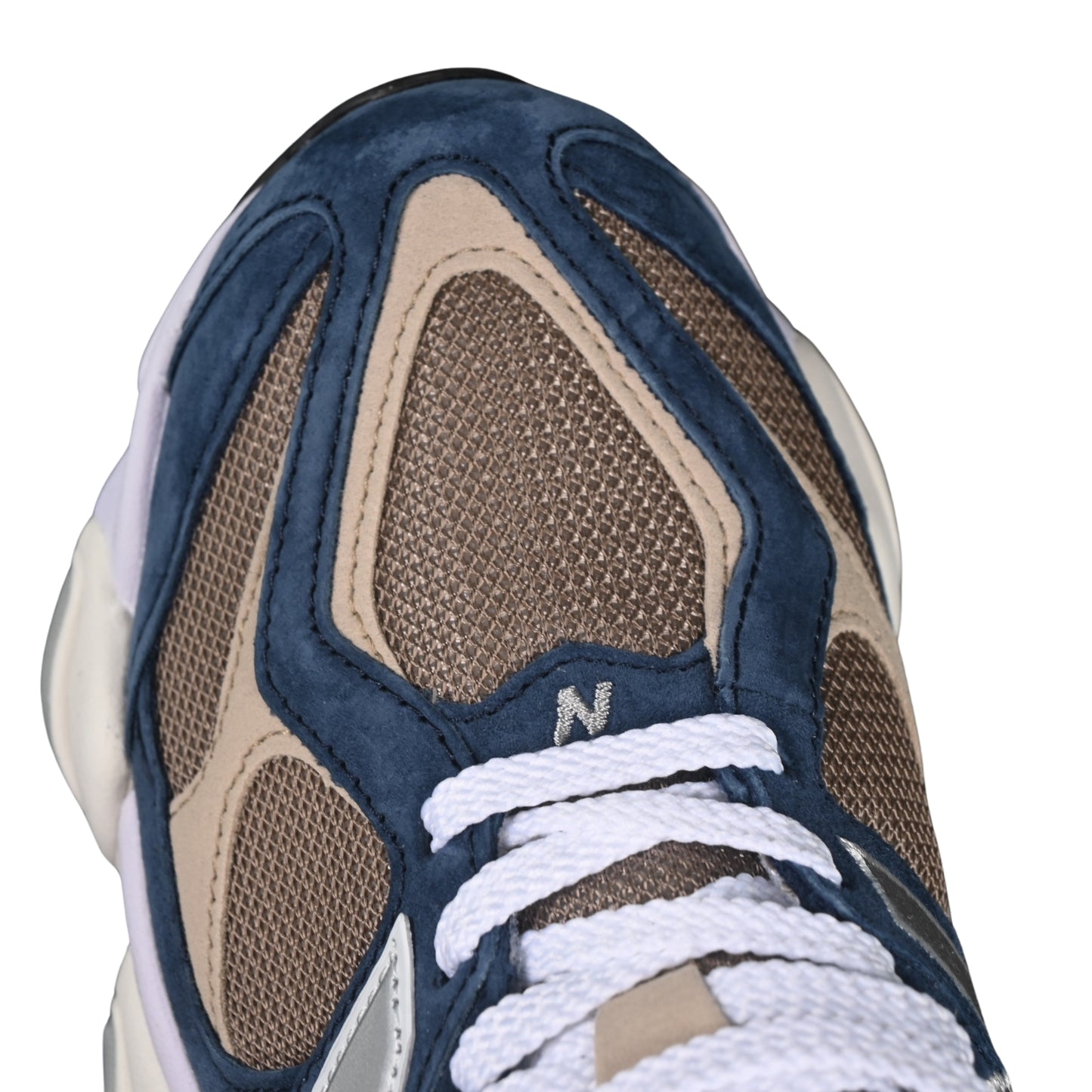 Tênis NB 9060 Camurça Azul com Marrom claro