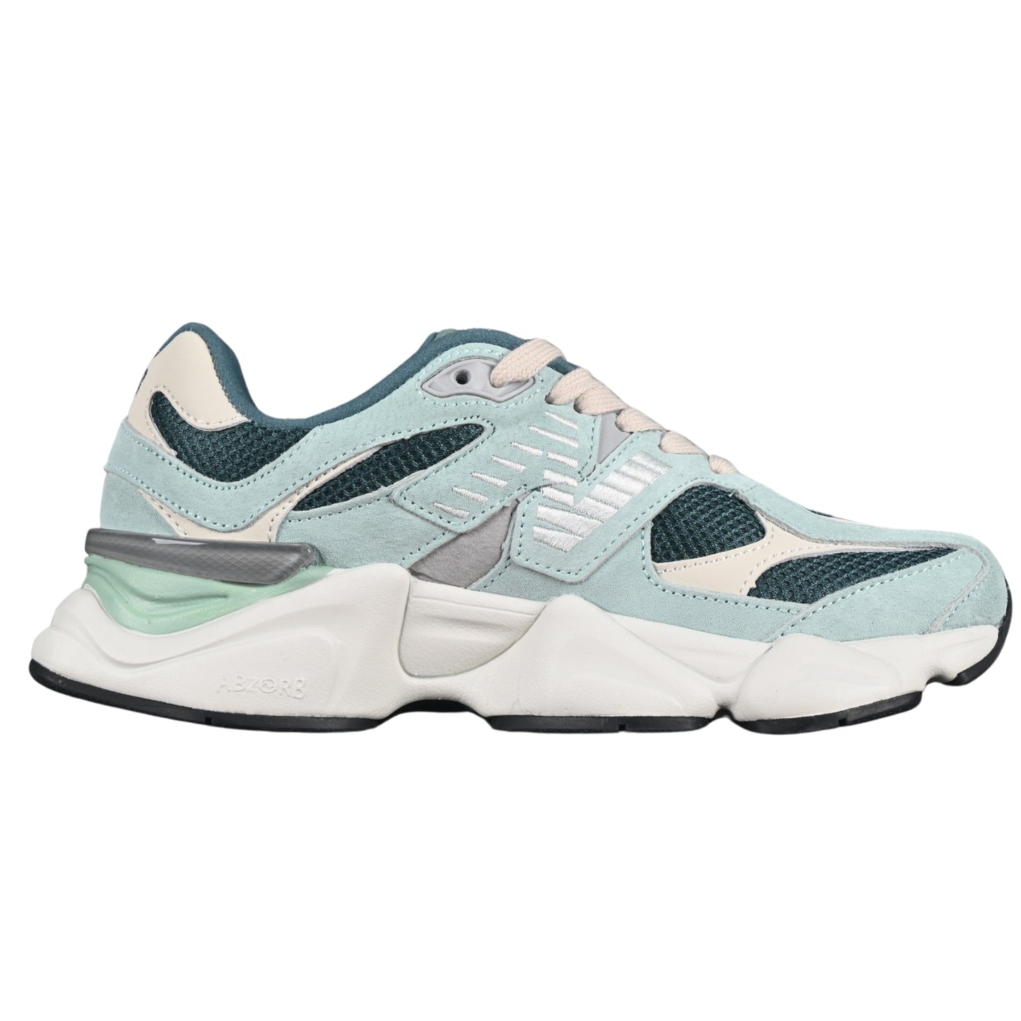 Tênis NB 9060 Camurça Verde claro com Verde escuro