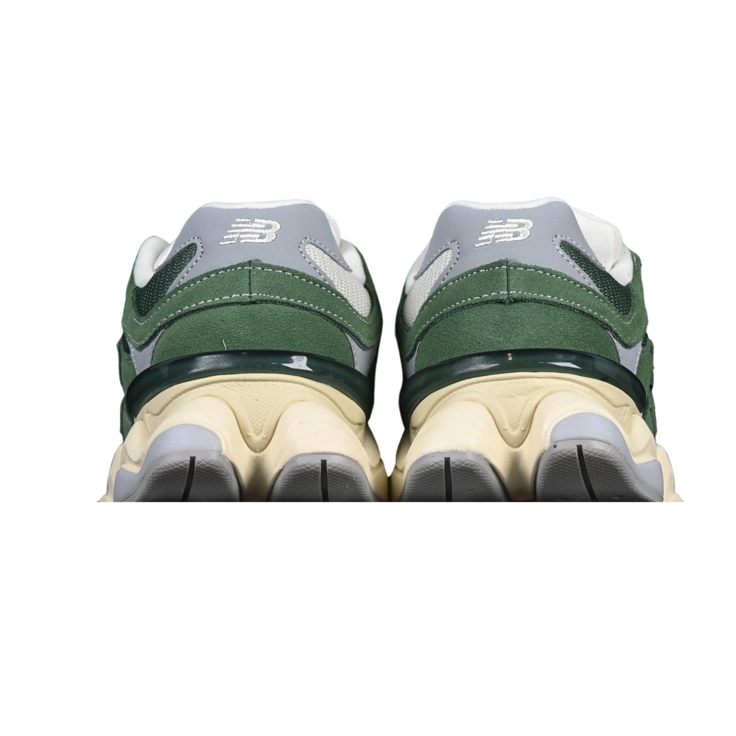 Tênis NB 9060 Camurça Verde com cinza e Off White