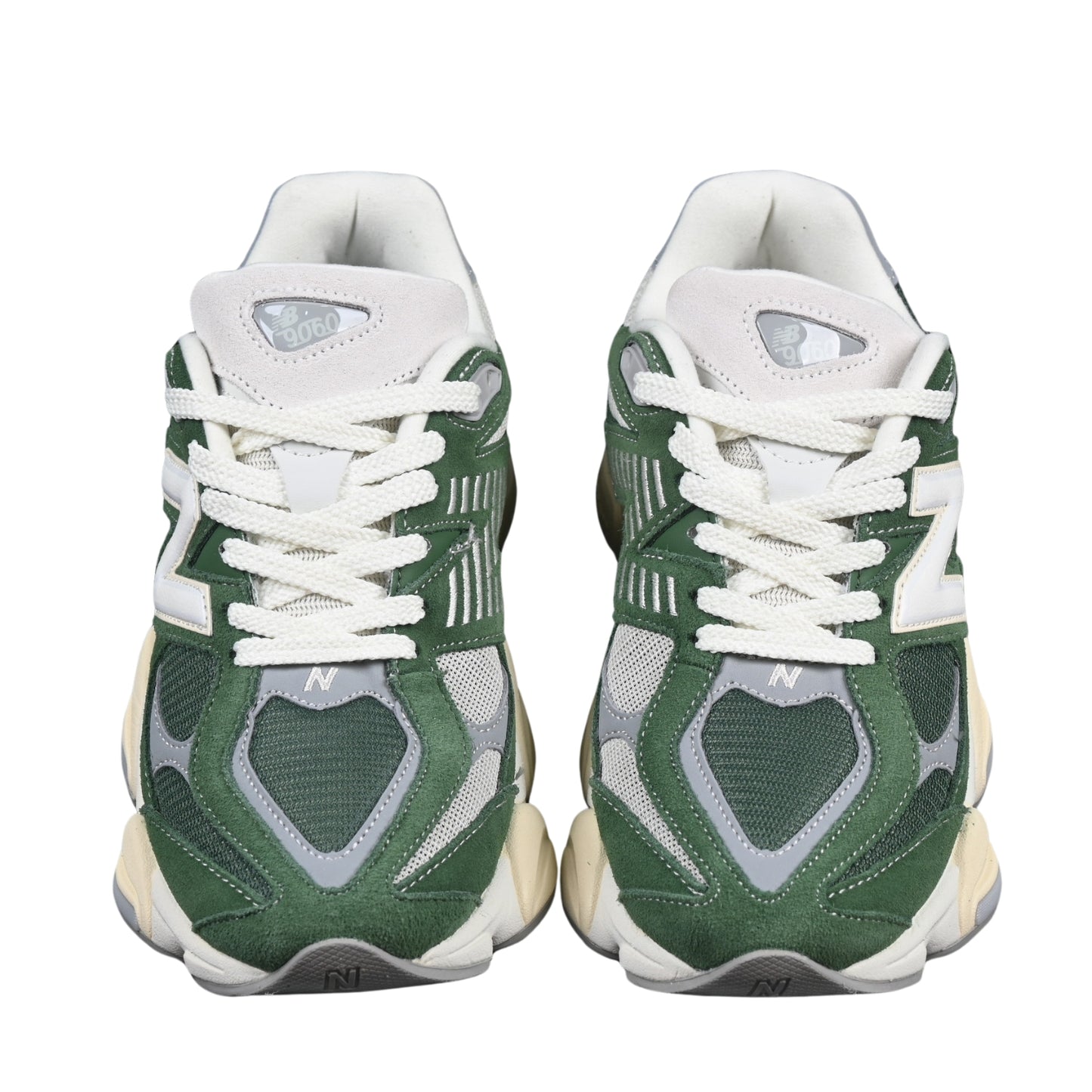 Tênis NB 9060 Camurça Verde com cinza e Off White