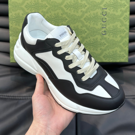 Tenis GG Rhyton Preto e Branco