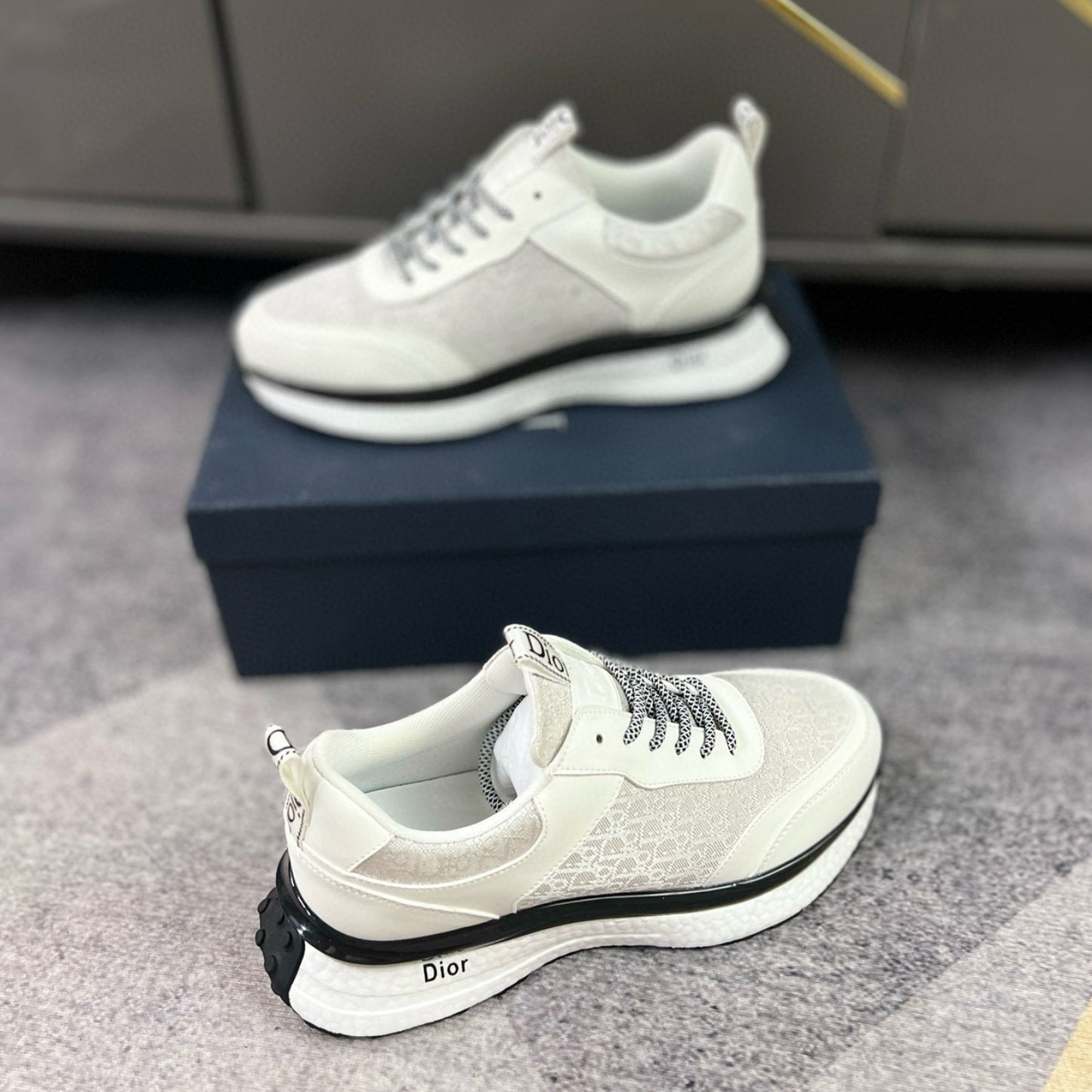 Tênis Dio Casual Branco com branco Canvas