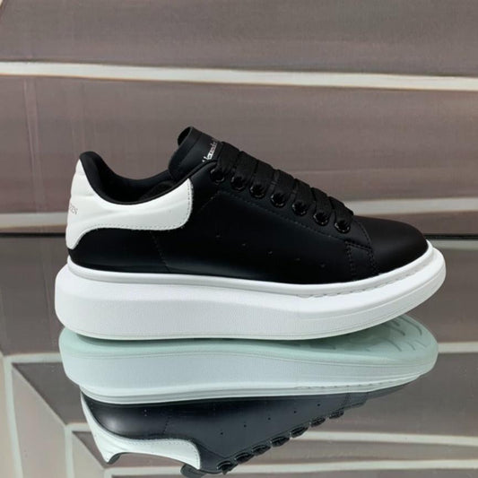 Tênis A Mcq Oversized Couro Preto #4