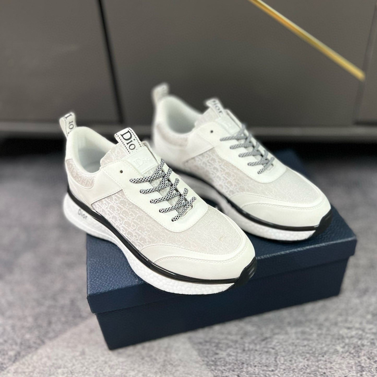 Tênis Dio Casual Branco com branco Canvas