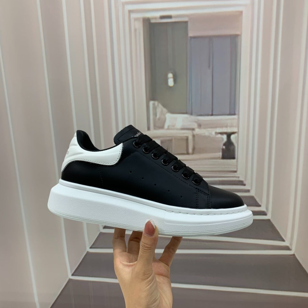 Tênis A Mcq Oversized Couro Preto #4