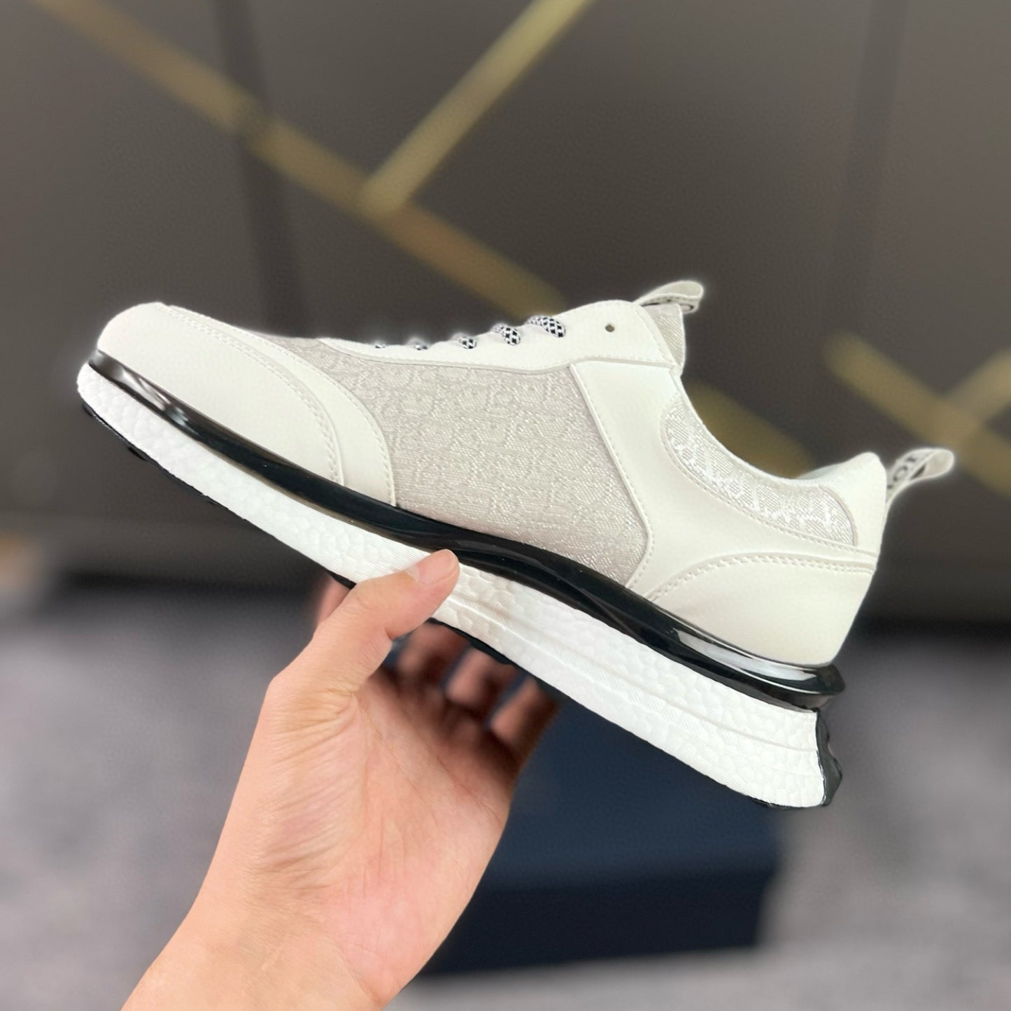 Tênis Dio Casual Branco com branco Canvas